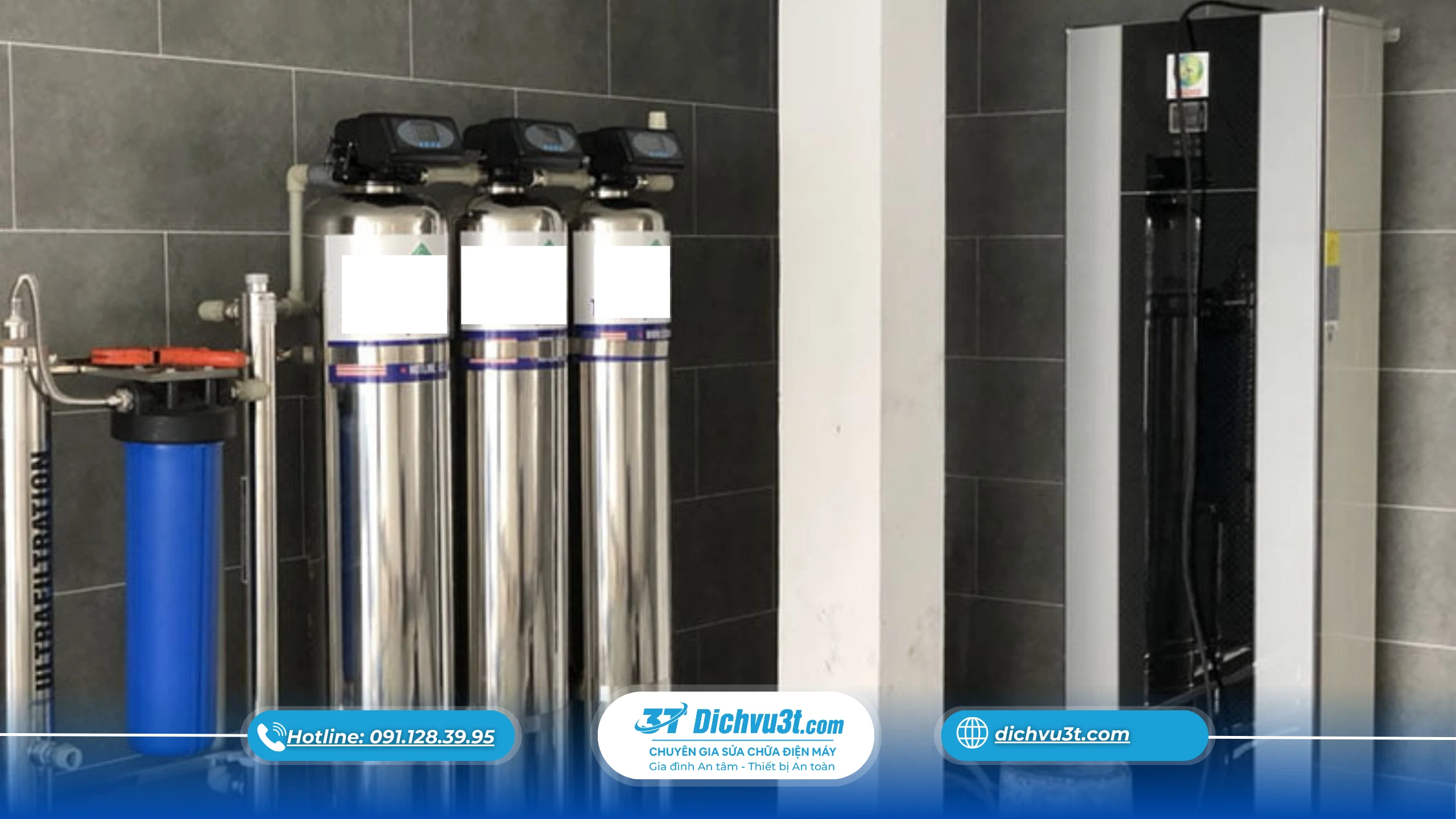 Máy lọc nước tổng có xử lý được cặn canxi bám thiết bị vệ sinh không?