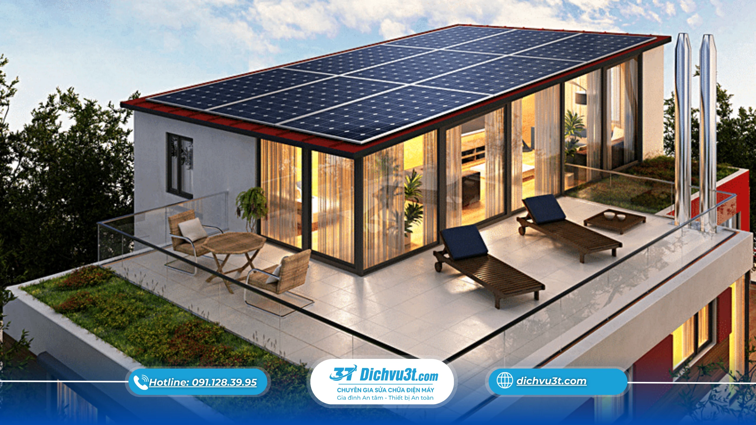 Lắp điện mặt trời giúp giảm tiền điện bao nhiêu mỗi tháng?