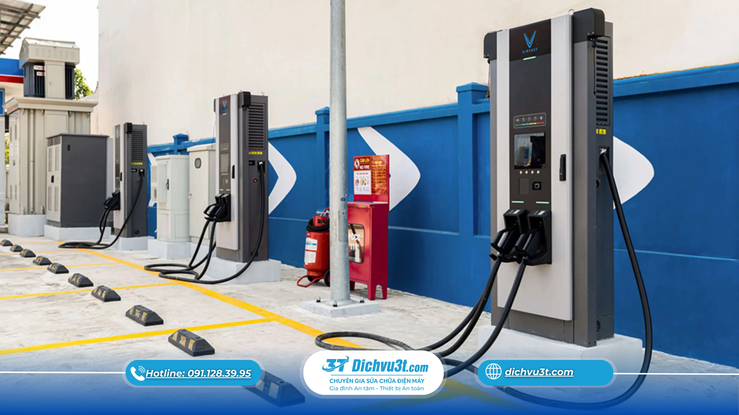 Những lỗi kỹ thuật khi lắp đặt khiến trạm sạc xe điện hoạt động không ổn định