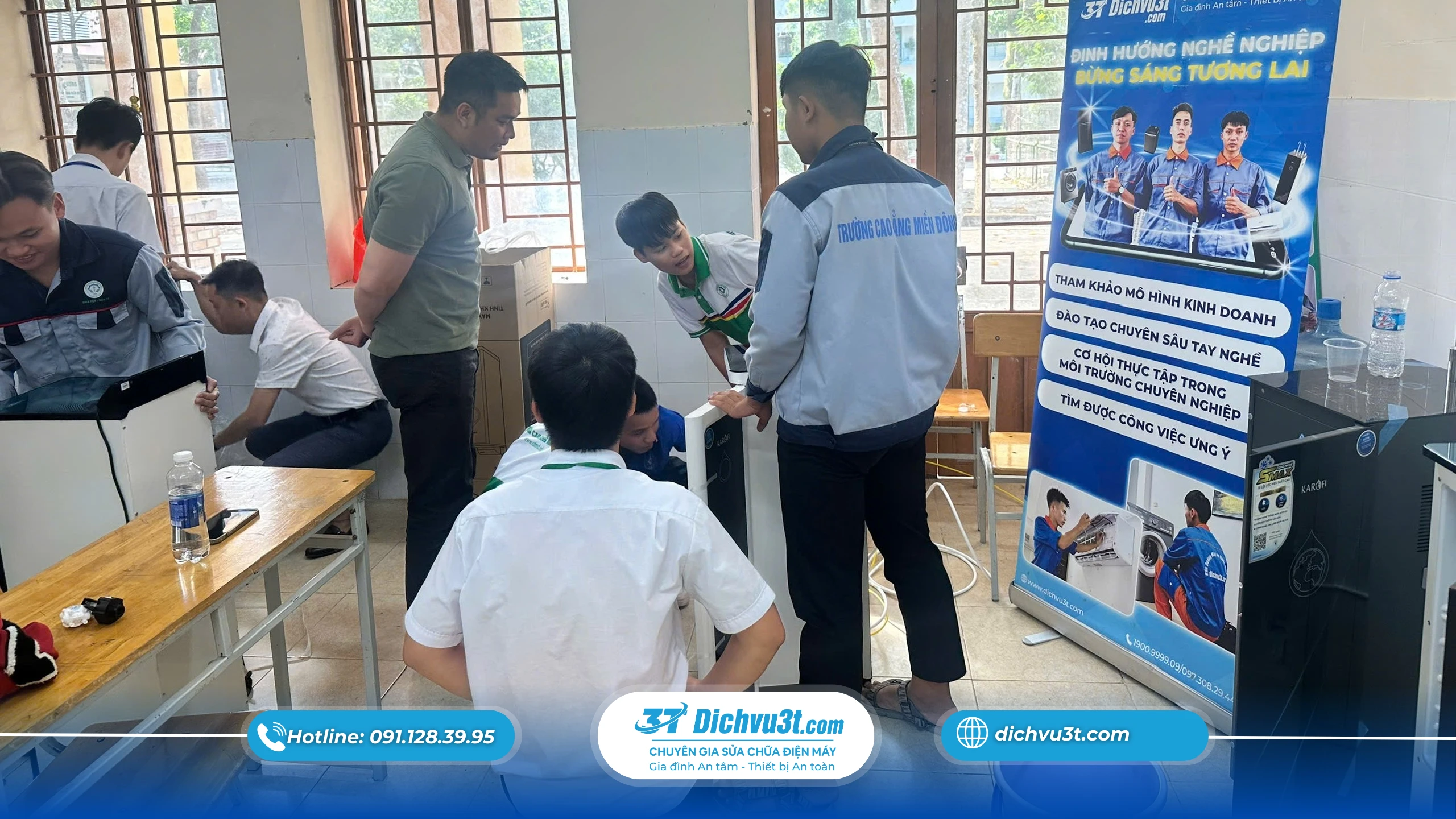 Dịch vụ 3T.com triển khai buổi đào tạo M5 tại Cao đẳng Miền Đông