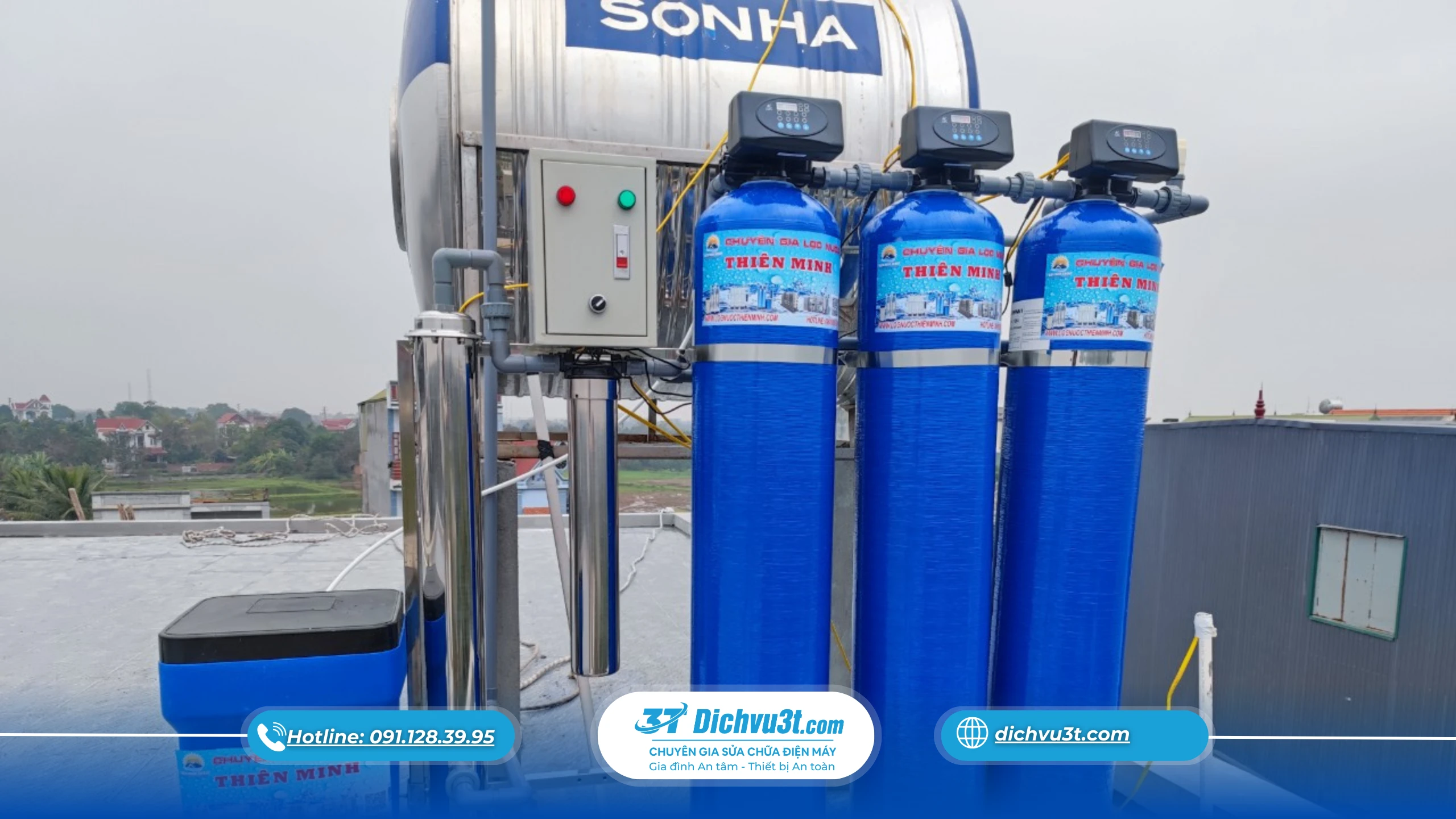 Máy lọc nước tổng – Giải pháp bảo vệ làn da và mái tóc từ nguồn nước sinh hoạt