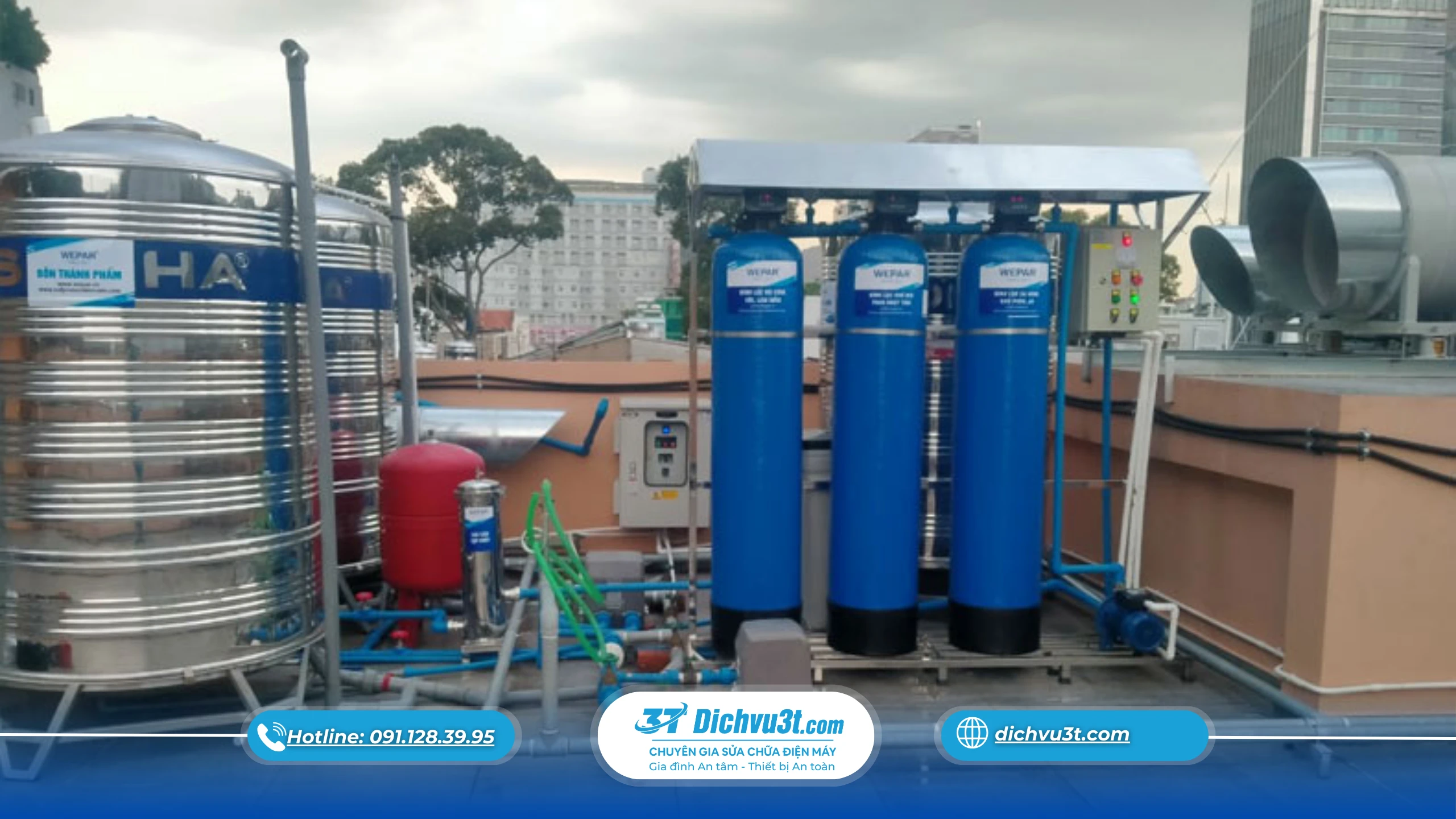 Máy lọc nước tổng – Giải pháp bảo vệ làn da và mái tóc từ nguồn nước sinh hoạt