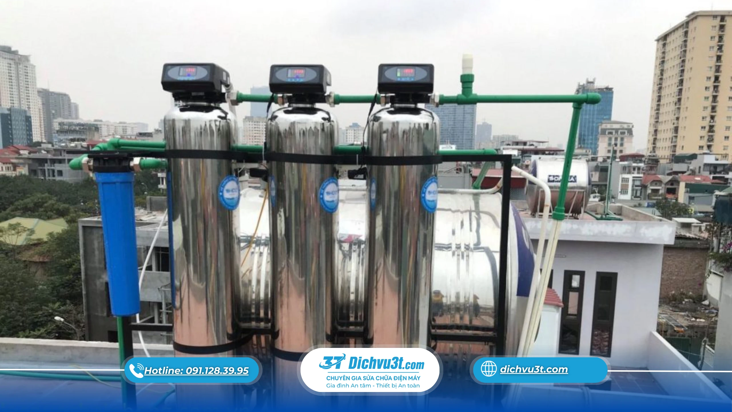 Máy lọc nước tổng: nước sinh hoạt đi qua những gì trước khi chảy ra vòi nhà bạn?