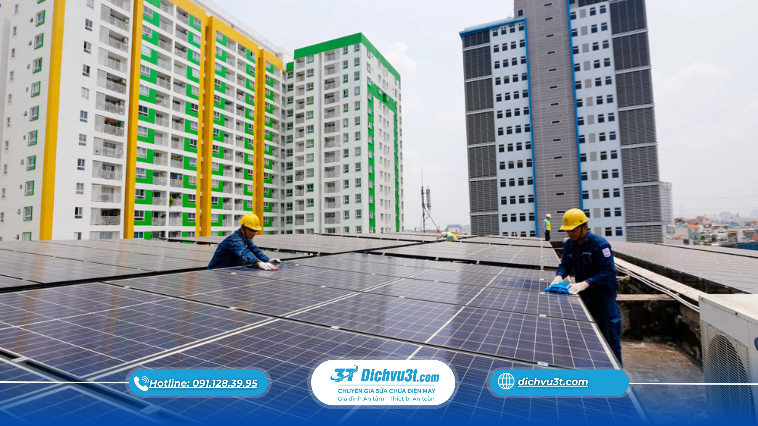 Chung cư có lắp điện mặt trời được không?