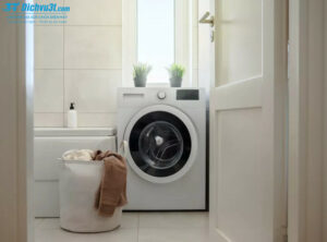 Read more about the article Có nên đặt máy giặt trong phòng tắm không?