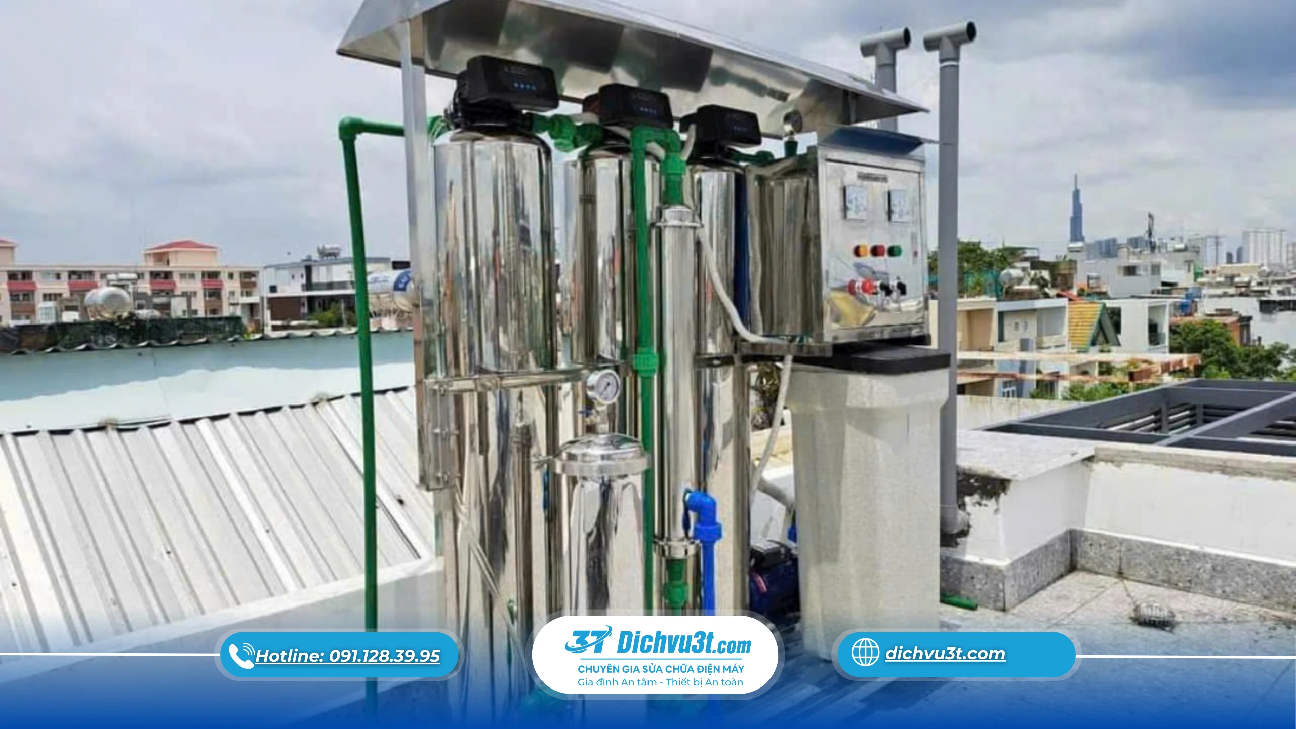 Máy lọc nước tổng có giúp giảm cặn trắng và ố vàng trên thiết bị vệ sinh không?