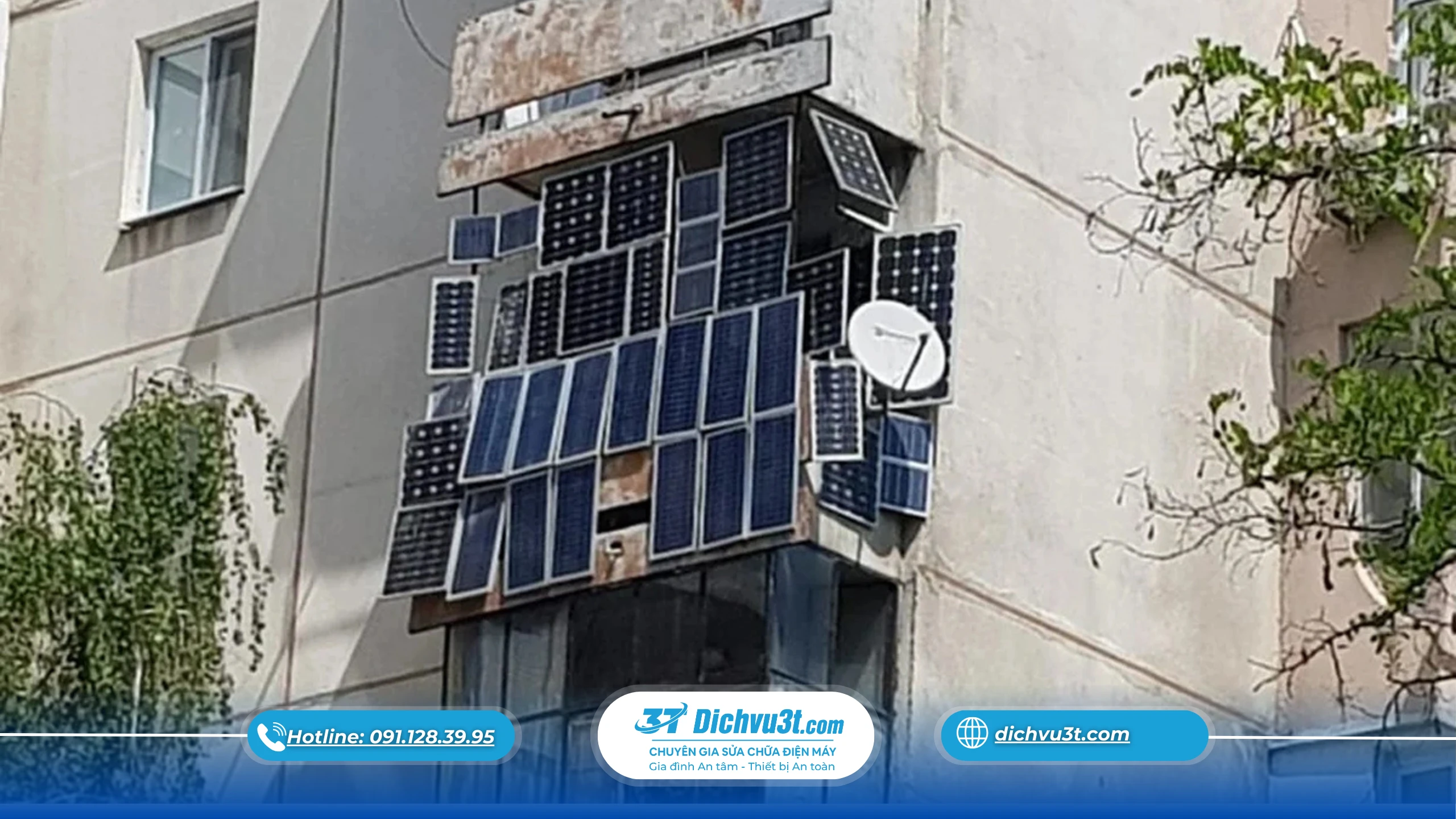 Chung cư có lắp điện mặt trời được không?