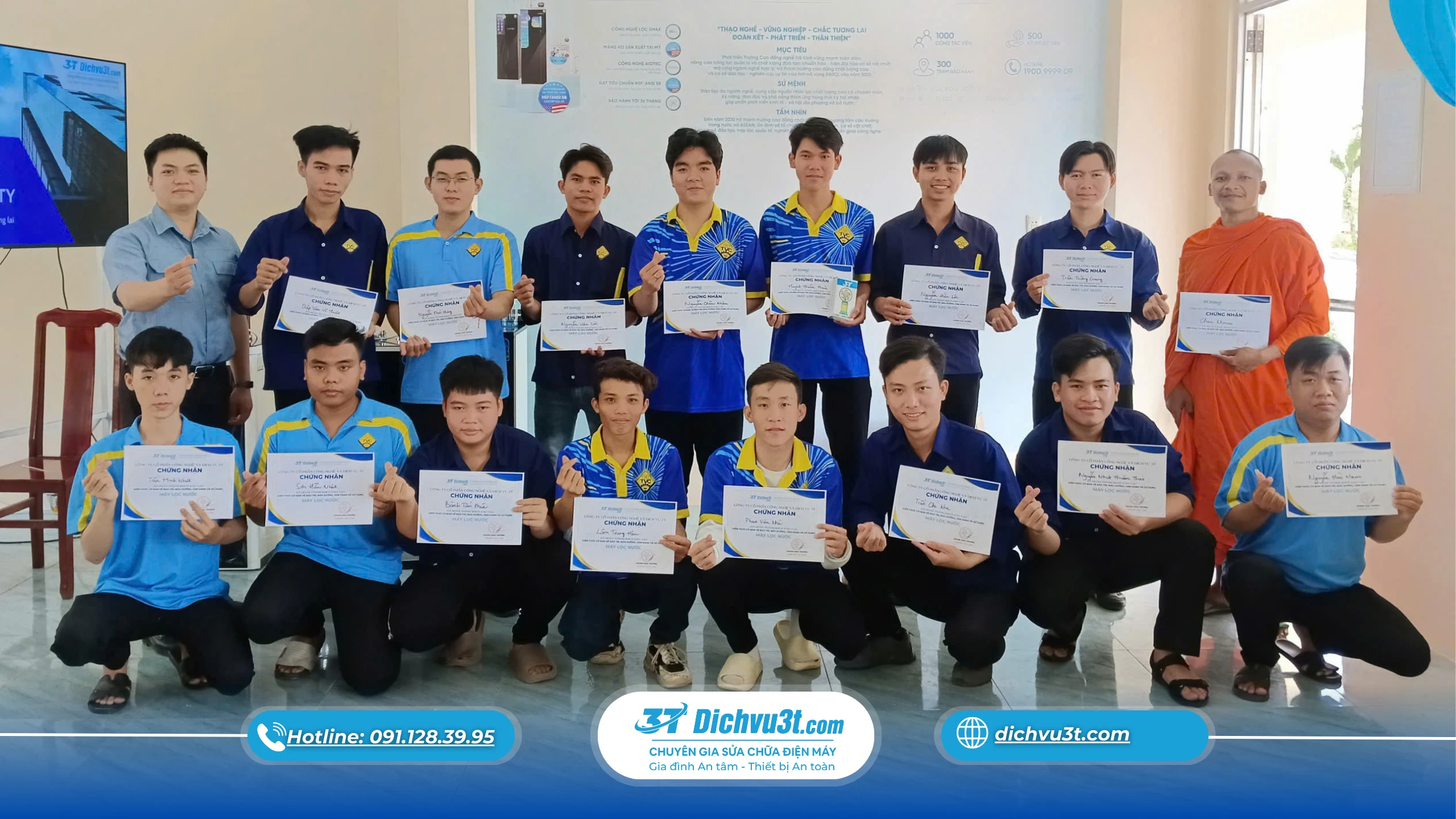 Dịch vụ 3T.com tổ chức đào tạo M5 cho sinh viên Cao đẳng Nghề Trà Vinh