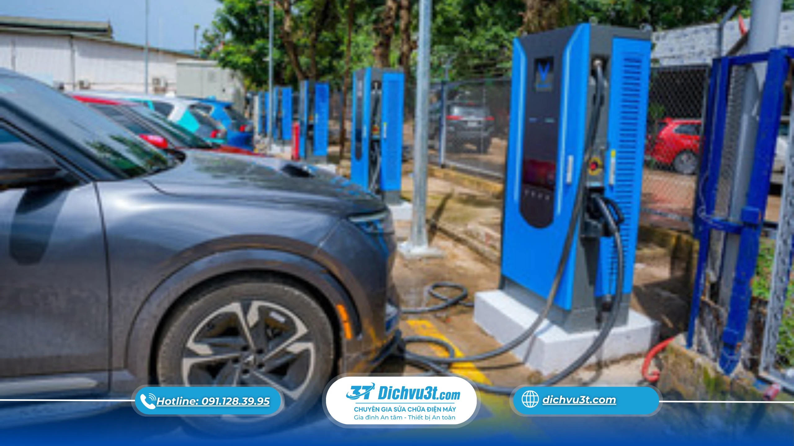 Lắp trạm sạc xe điện cho bãi xe, cửa hàng cần lưu ý điều gì?