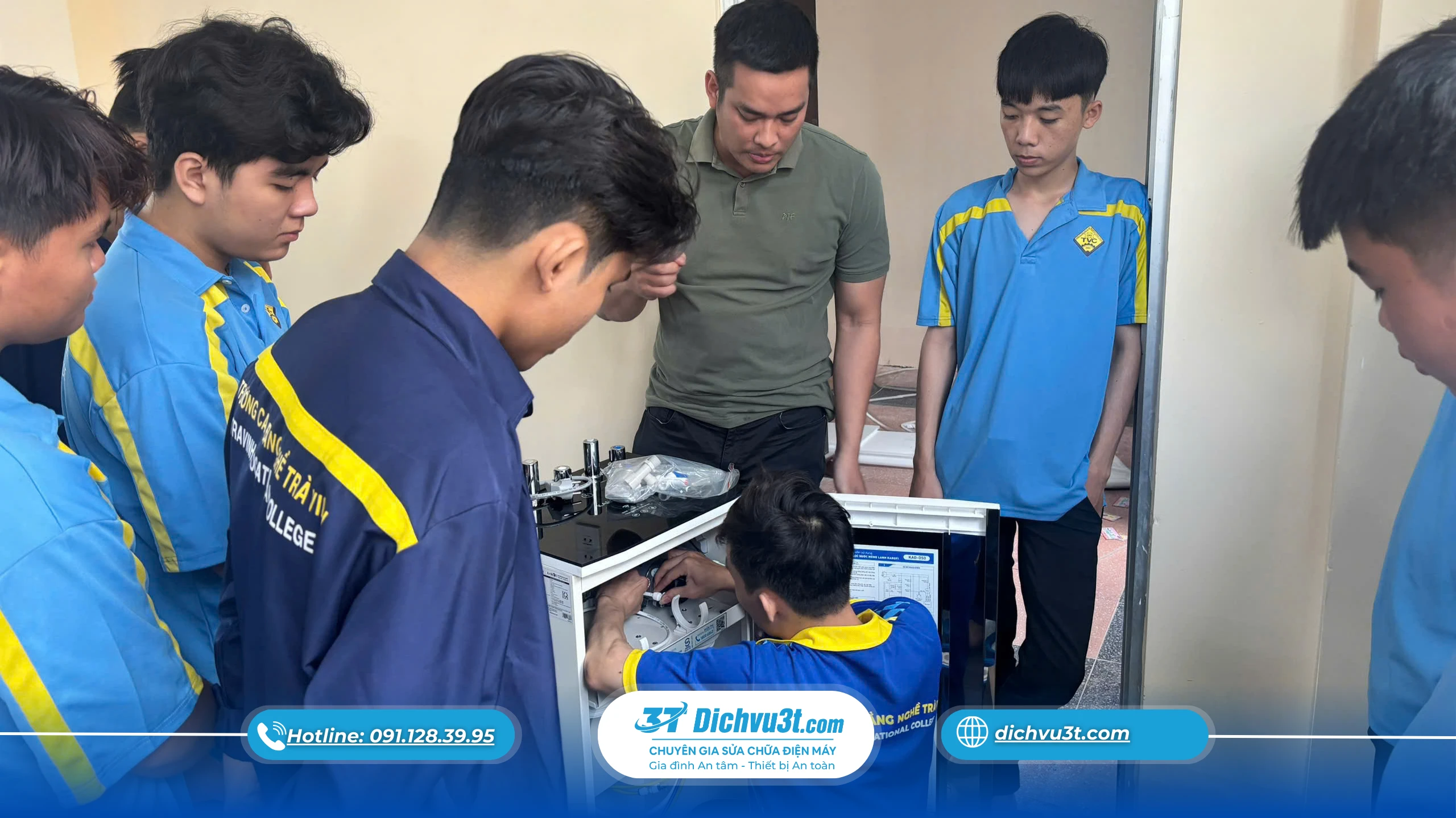 Dịch vụ 3T.com tổ chức đào tạo M5 cho sinh viên Cao đẳng Nghề Trà Vinh