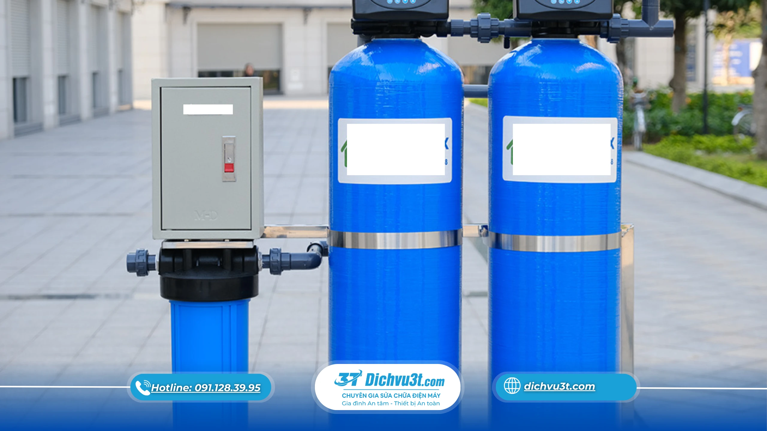 Lắp máy lọc nước tổng cho nhà đang ở: nên lắp trước hay sau bồn chứa?