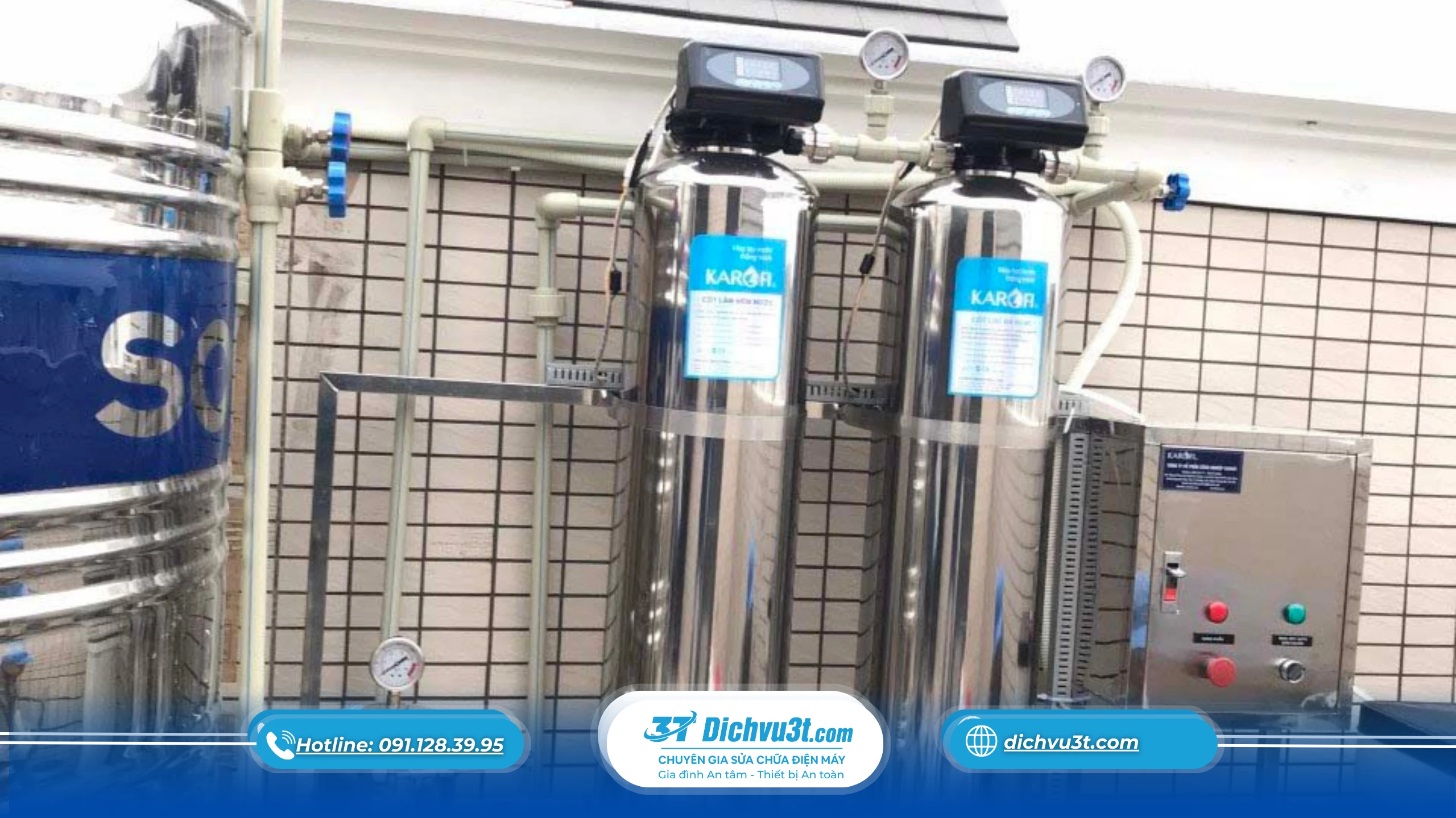 So sánh máy lọc nước tổng đầu nguồn và lọc cục bộ