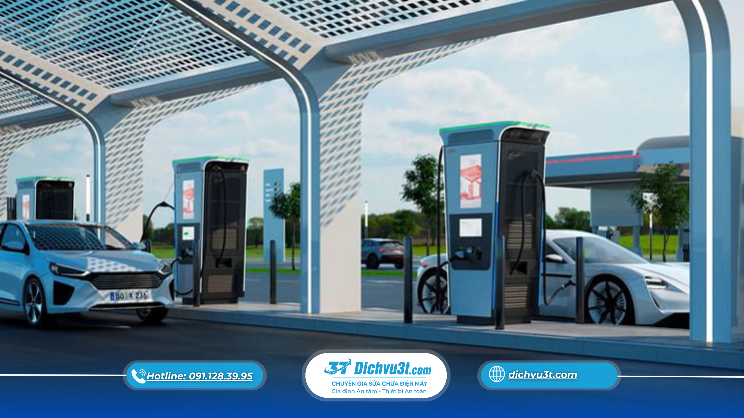 Trạm sạc xe điện có làm chai pin nhanh hơn sạc tại nhà không?