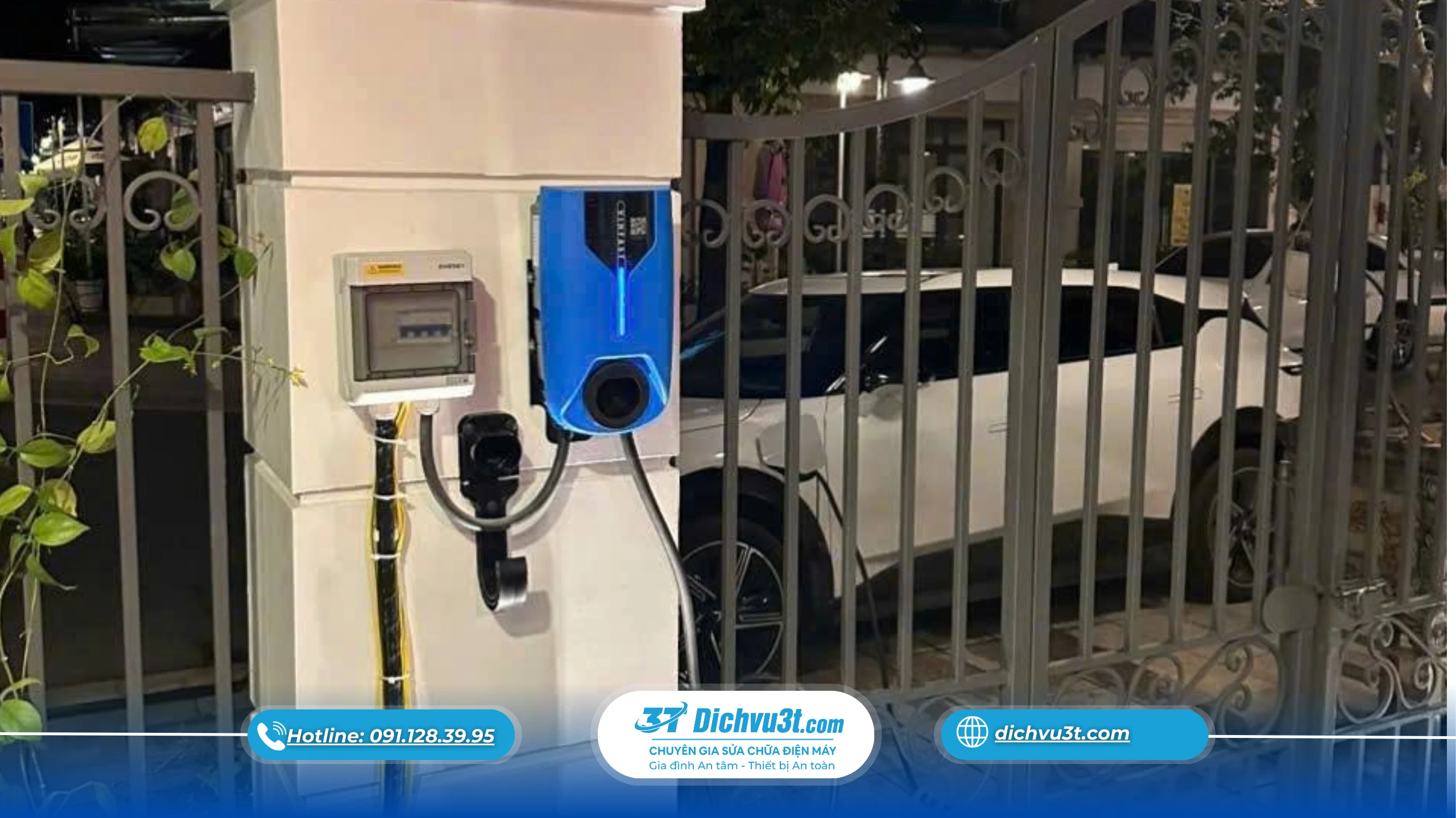 Thời gian lắp đặt trạm sạc xe điện mất bao lâu và có ảnh hưởng sinh hoạt không?