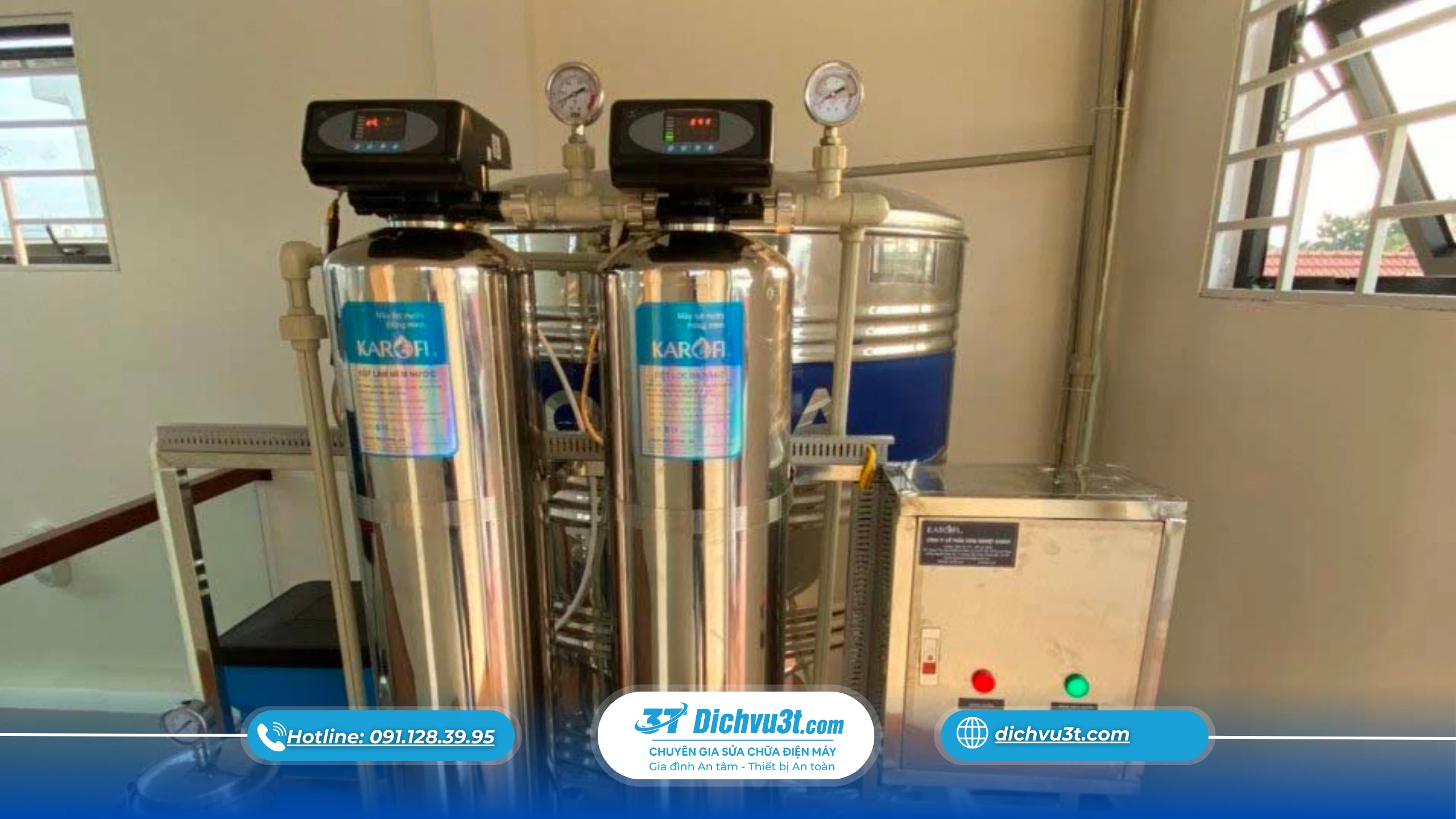 So sánh máy lọc nước tổng đầu nguồn và lọc cục bộ