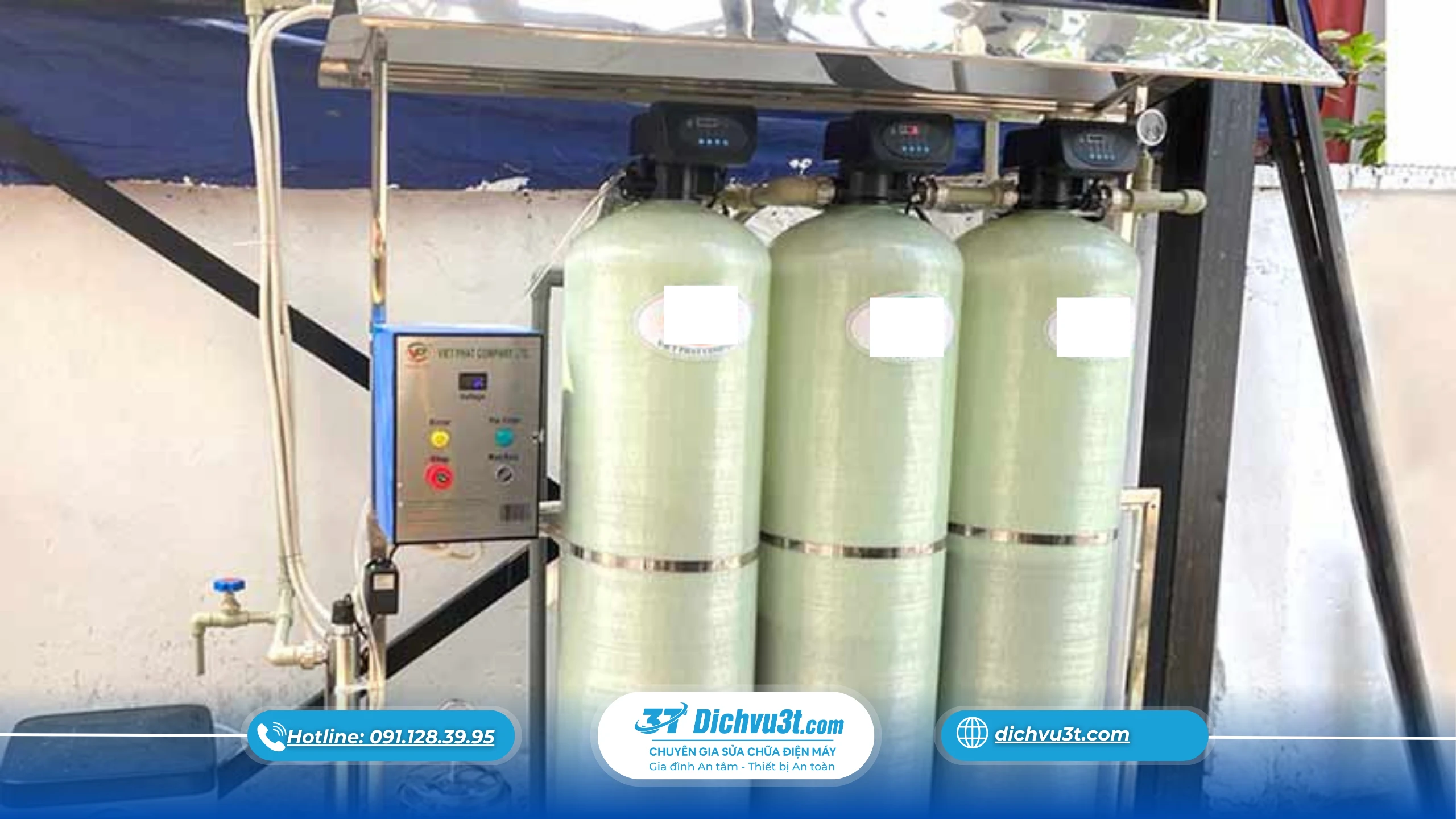 Máy lọc nước tổng có xử lý được cặn canxi bám thiết bị vệ sinh không?