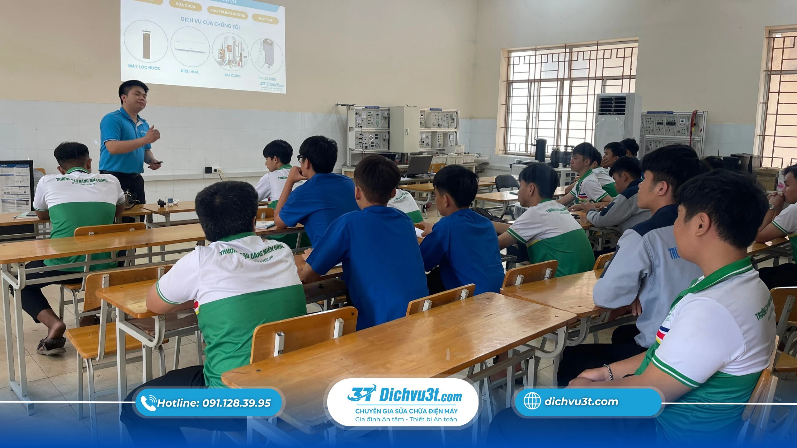 Dịch vụ 3T.com triển khai buổi đào tạo M5 tại Cao đẳng Miền Đông