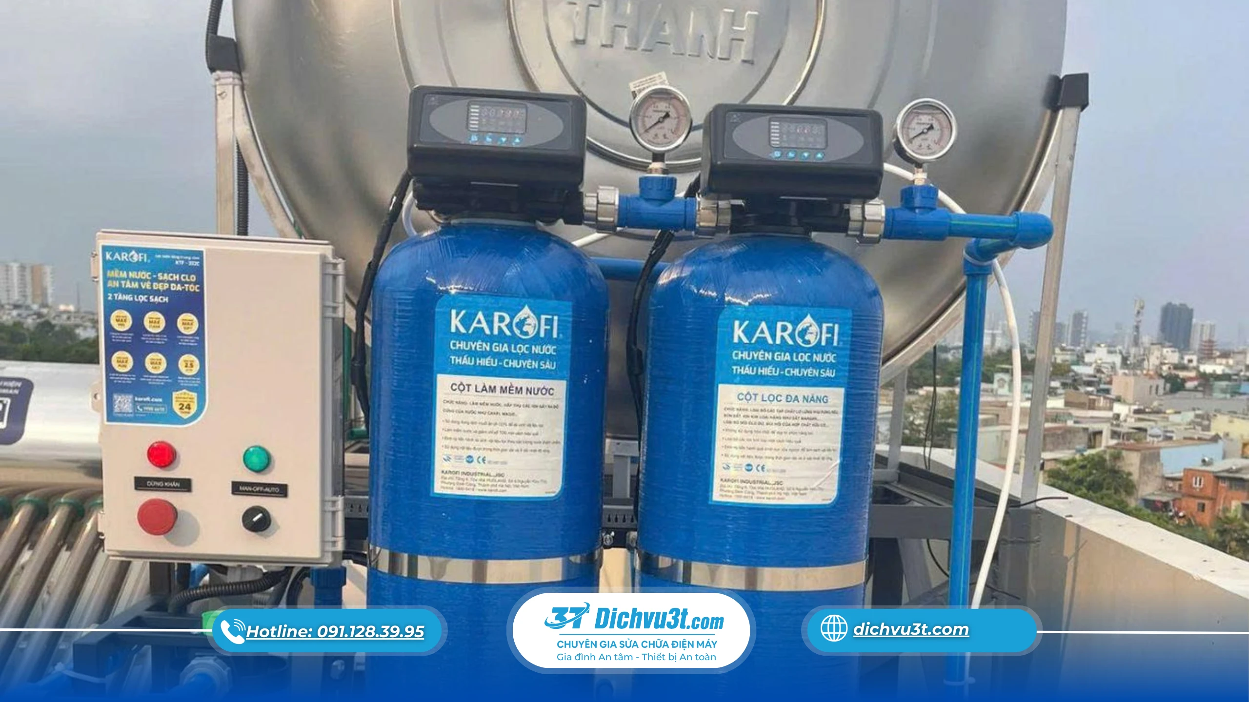 Máy lọc nước tổng và hệ thống làm mềm nước khác gì nhau?