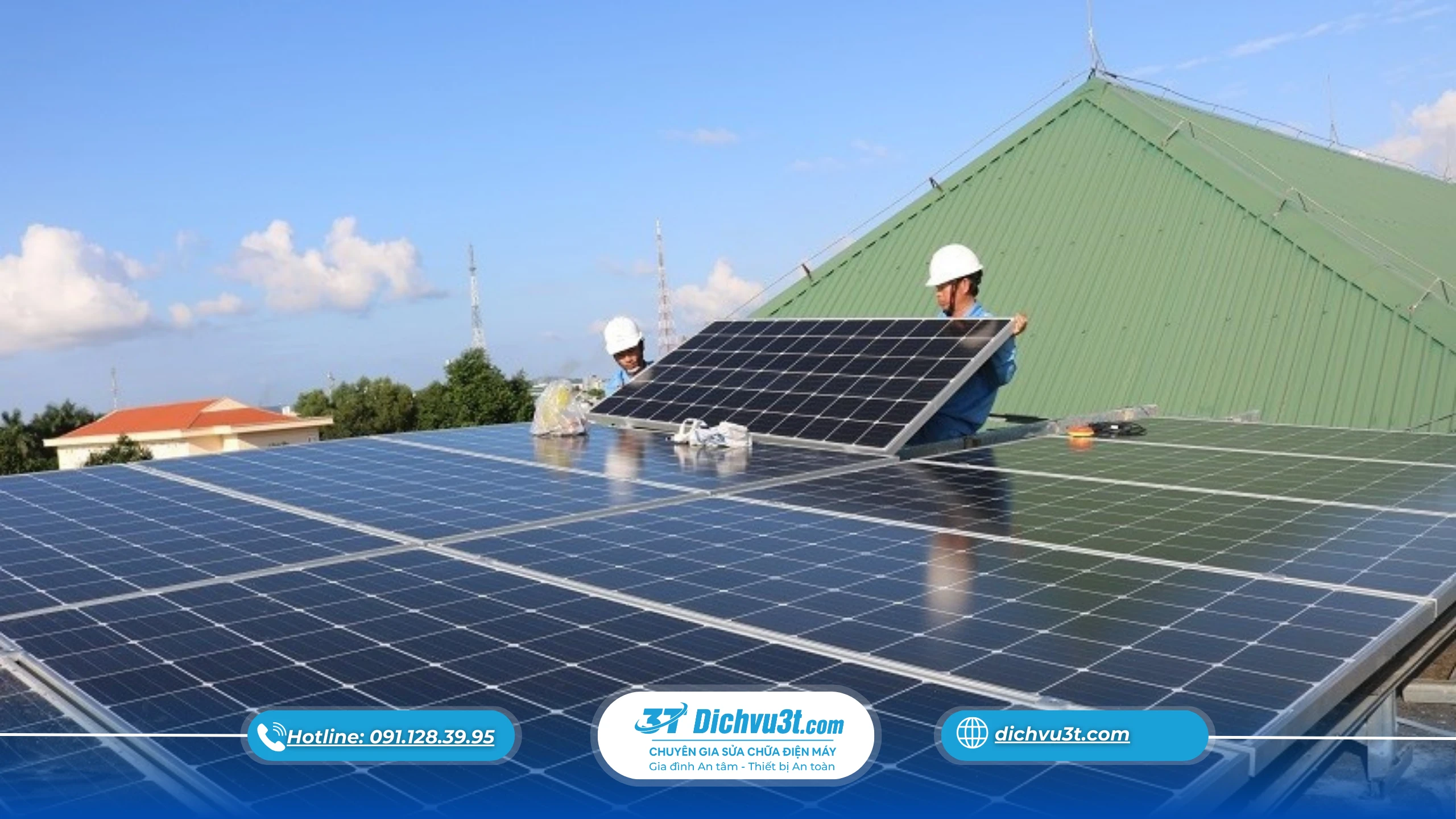 Nhà phố, mái nhỏ có lắp điện mặt trời được không?