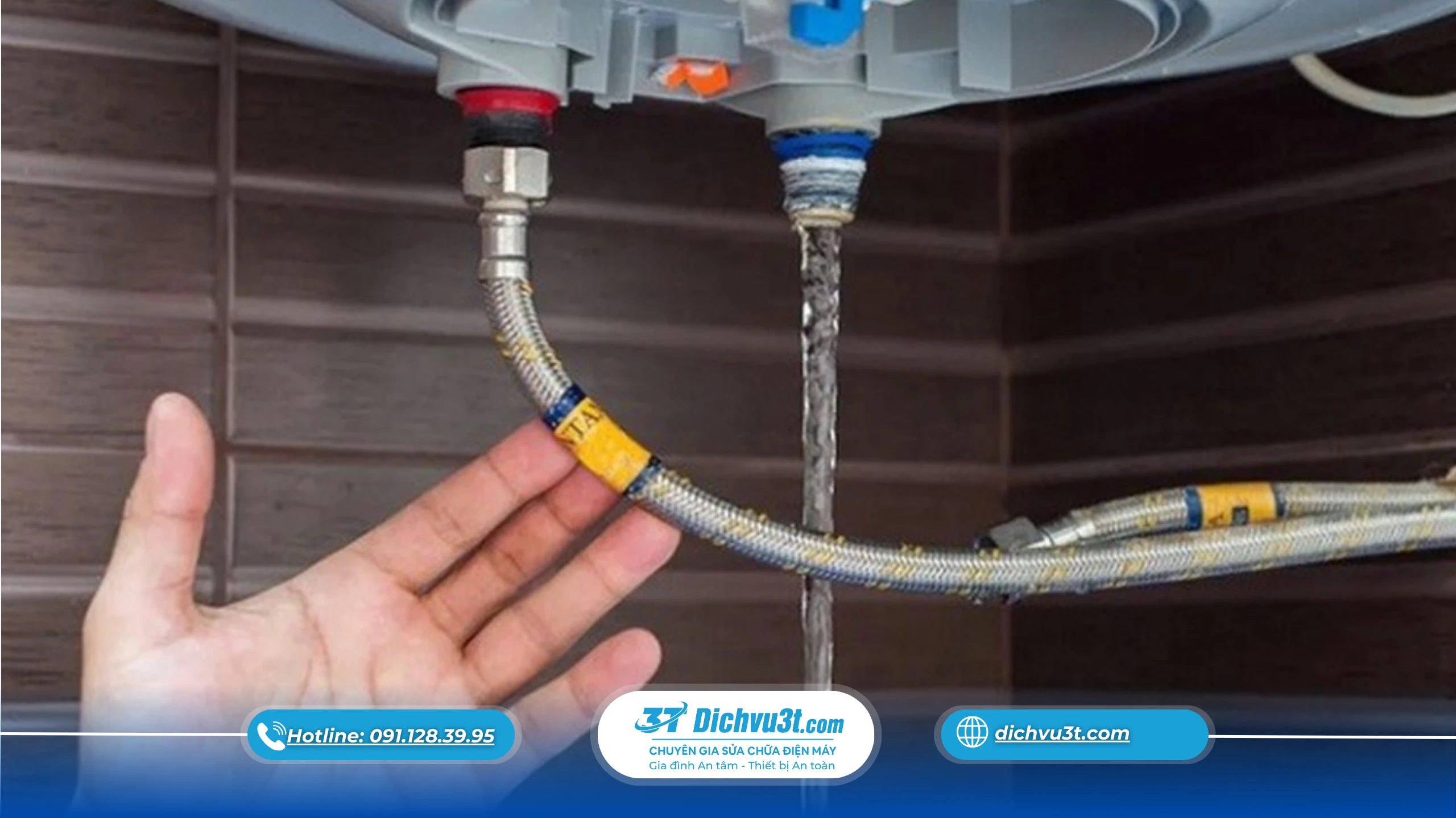 Sửa chữa bình nóng lạnh: Kiểm tra dây tiếp địa của bình nóng lạnh