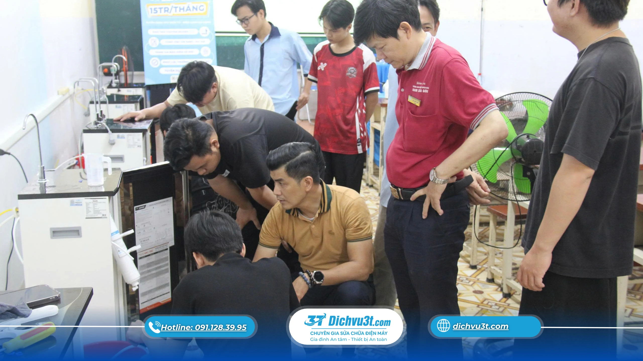 Công ty Cổ phần Công nghệ và Dịch vụ 3T phối hợp khai giảng lớp đào tạo kỹ thuật viên tại Trường Cao đẳng Bách khoa Nam Sài Gòn