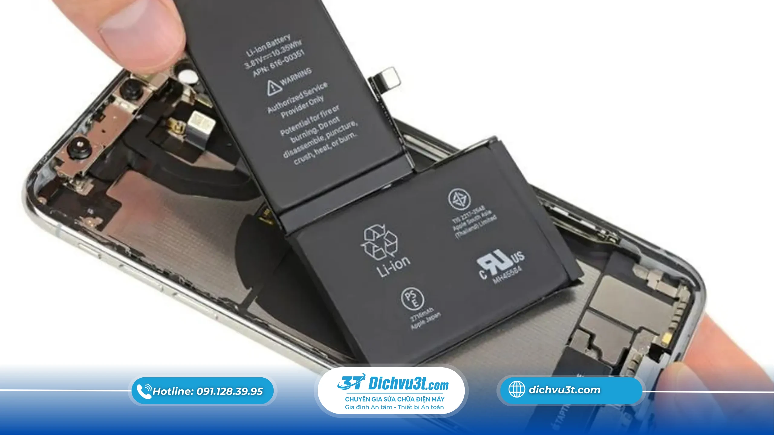 Kỹ thuật thay pin điện thoại có bảo hành uy tín