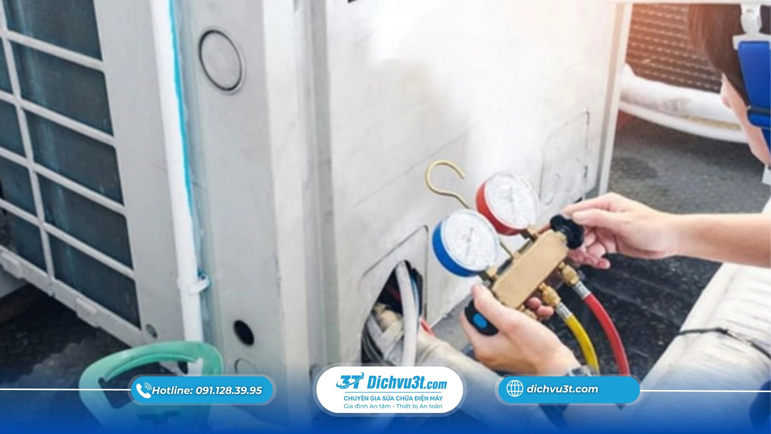 Quy trình lắp đặt máy lạnh treo tường chuẩn kỹ thuật