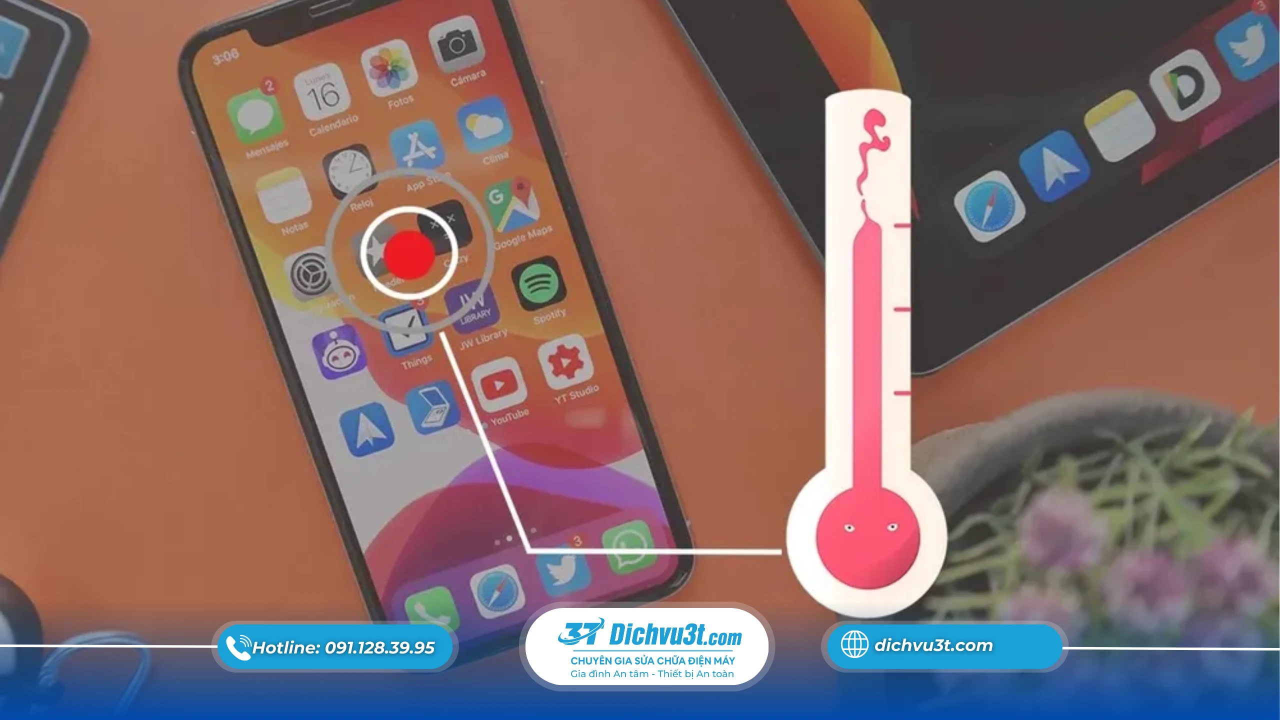 Điện thoại quá nóng trong quá trình sử dụng