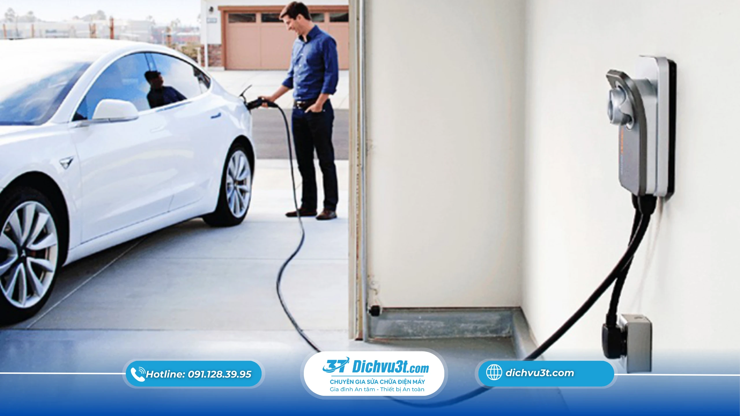 Dịch vụ lắp đặt trụ sạc xe điện uy tín tại Hà Nội