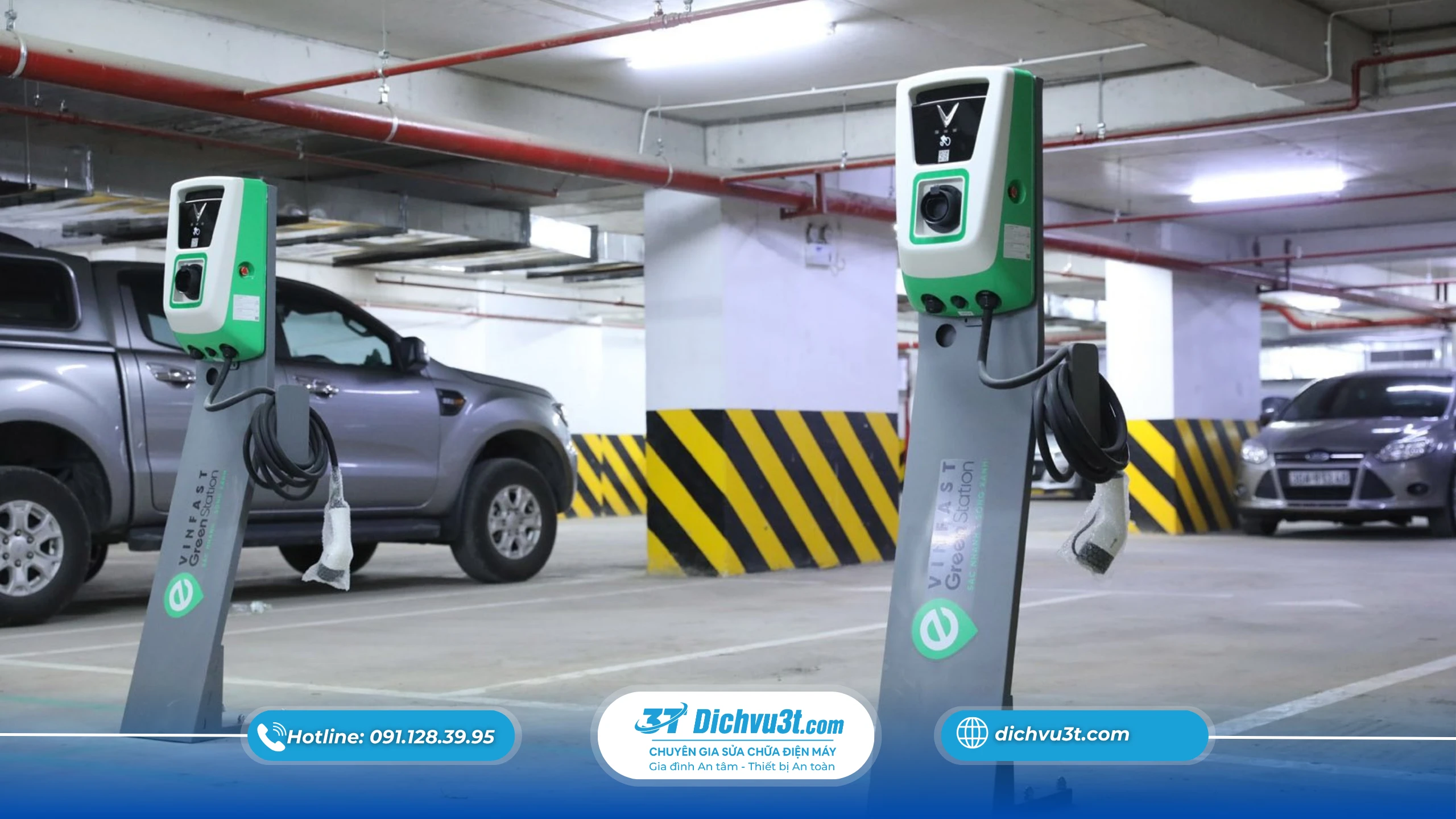 Lắp đặt trạm sạc xe điện tại nhà, văn phòng, bãi đỗ – nhanh, gọn, chuẩn kỹ thuật