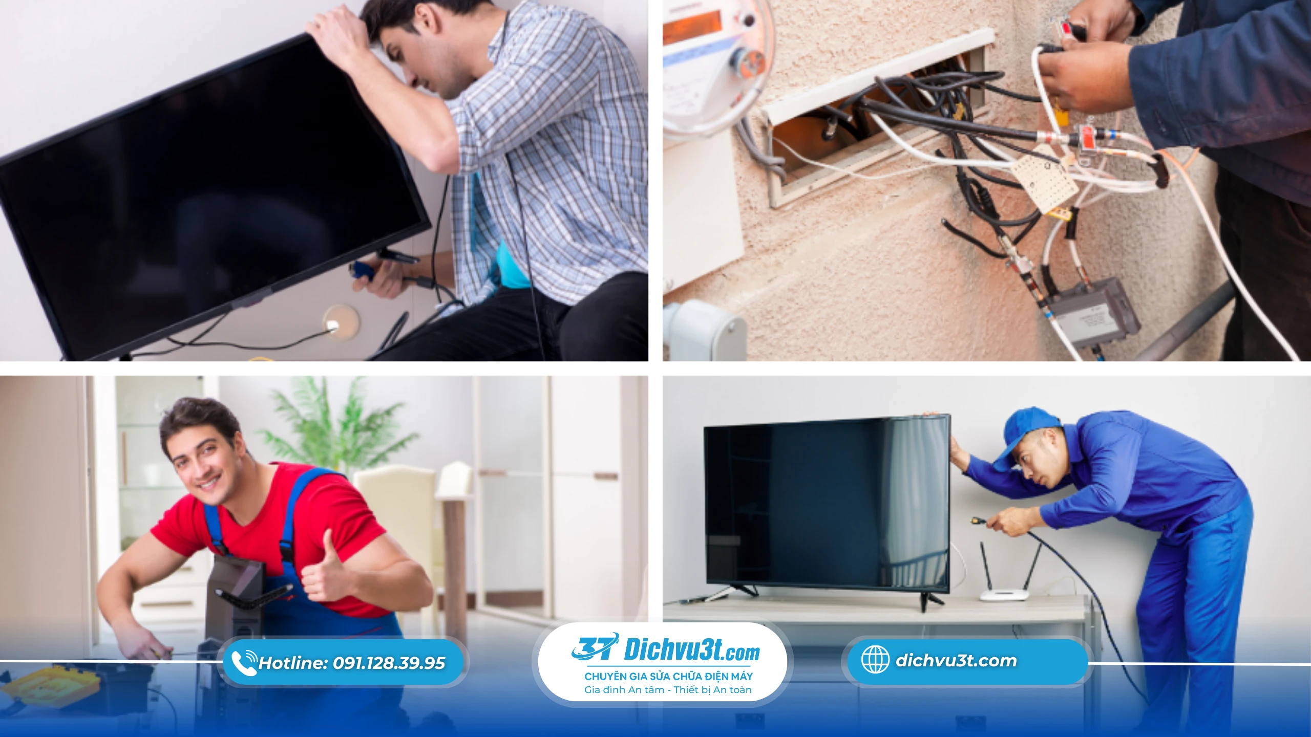 Dịch vụ lắp đặt tivi tại nhà Hà Nội