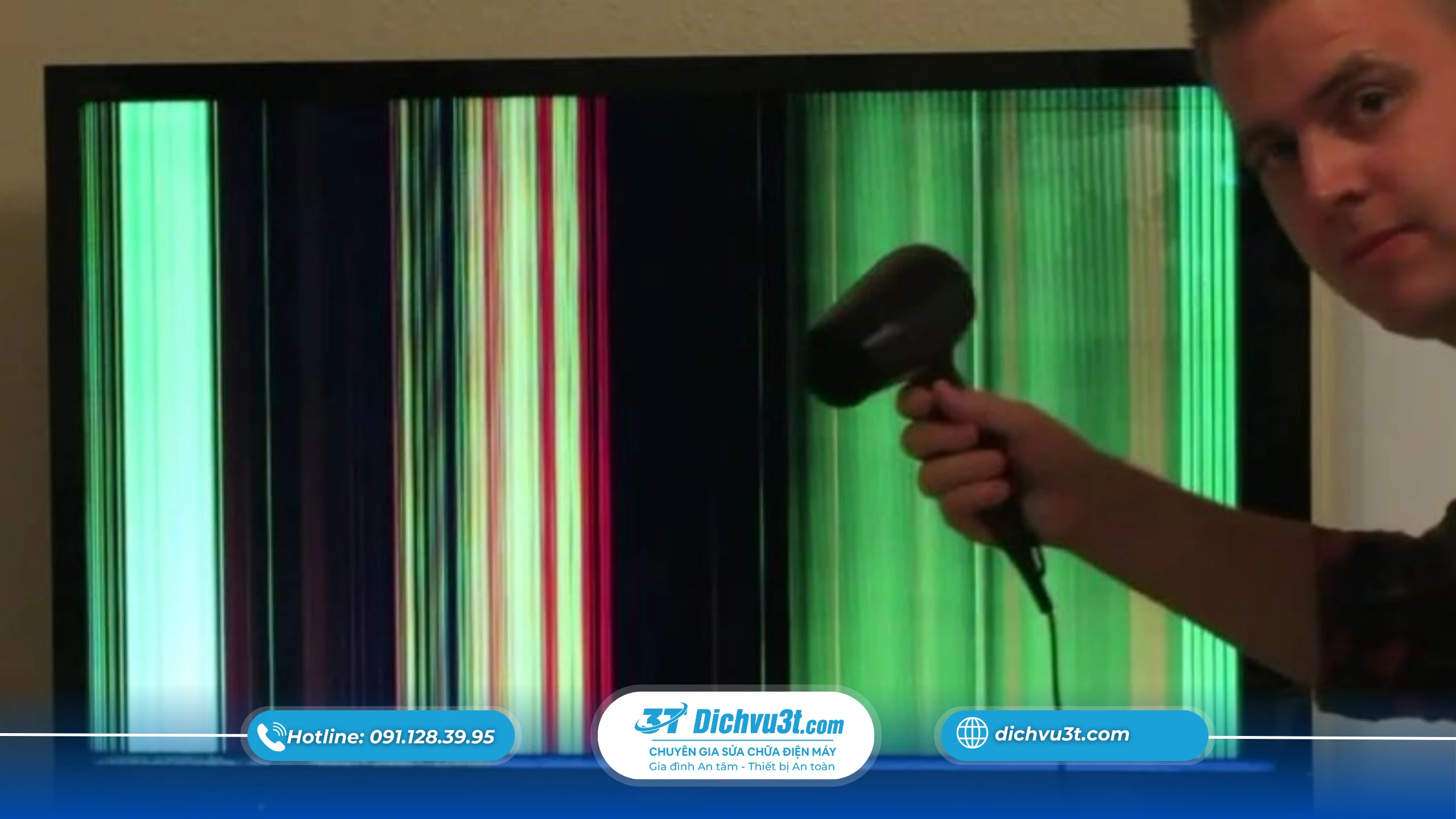 Màn Hình Tivi Bị Sọc Ngang, Sọc Dọc – Sửa Được Không?