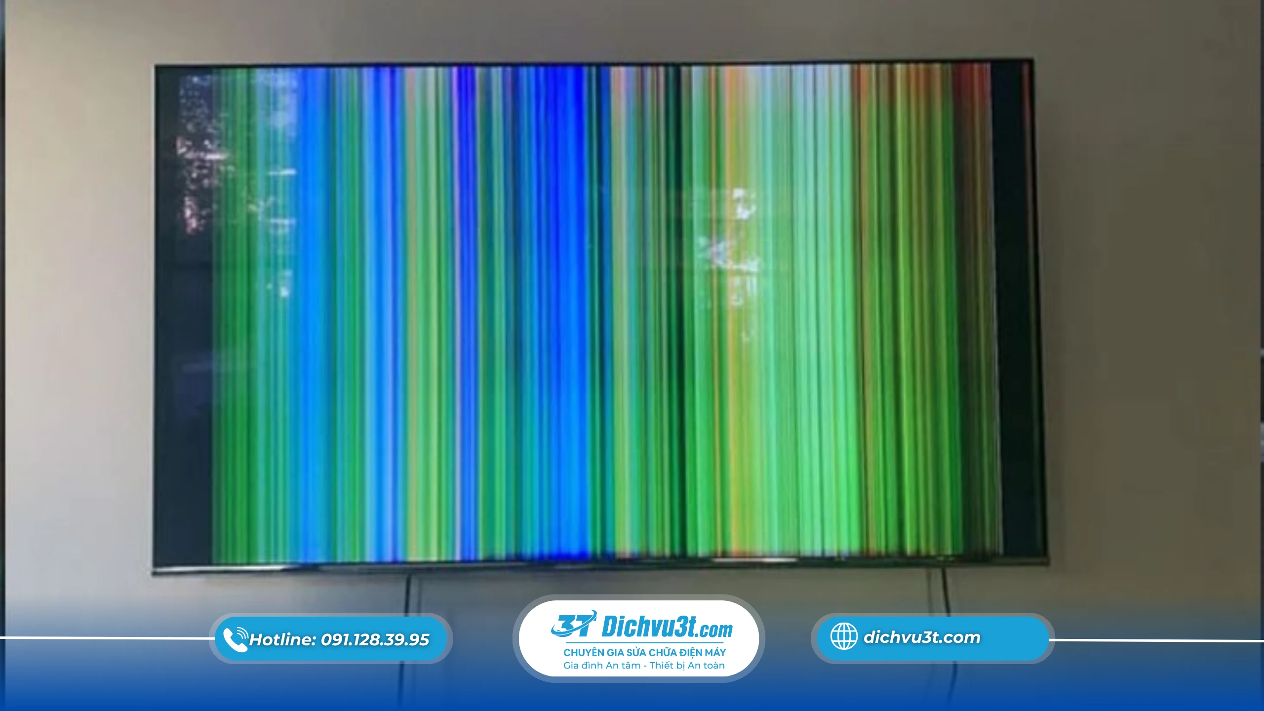 Màn Hình Tivi Bị Sọc Ngang, Sọc Dọc – Sửa Được Không?