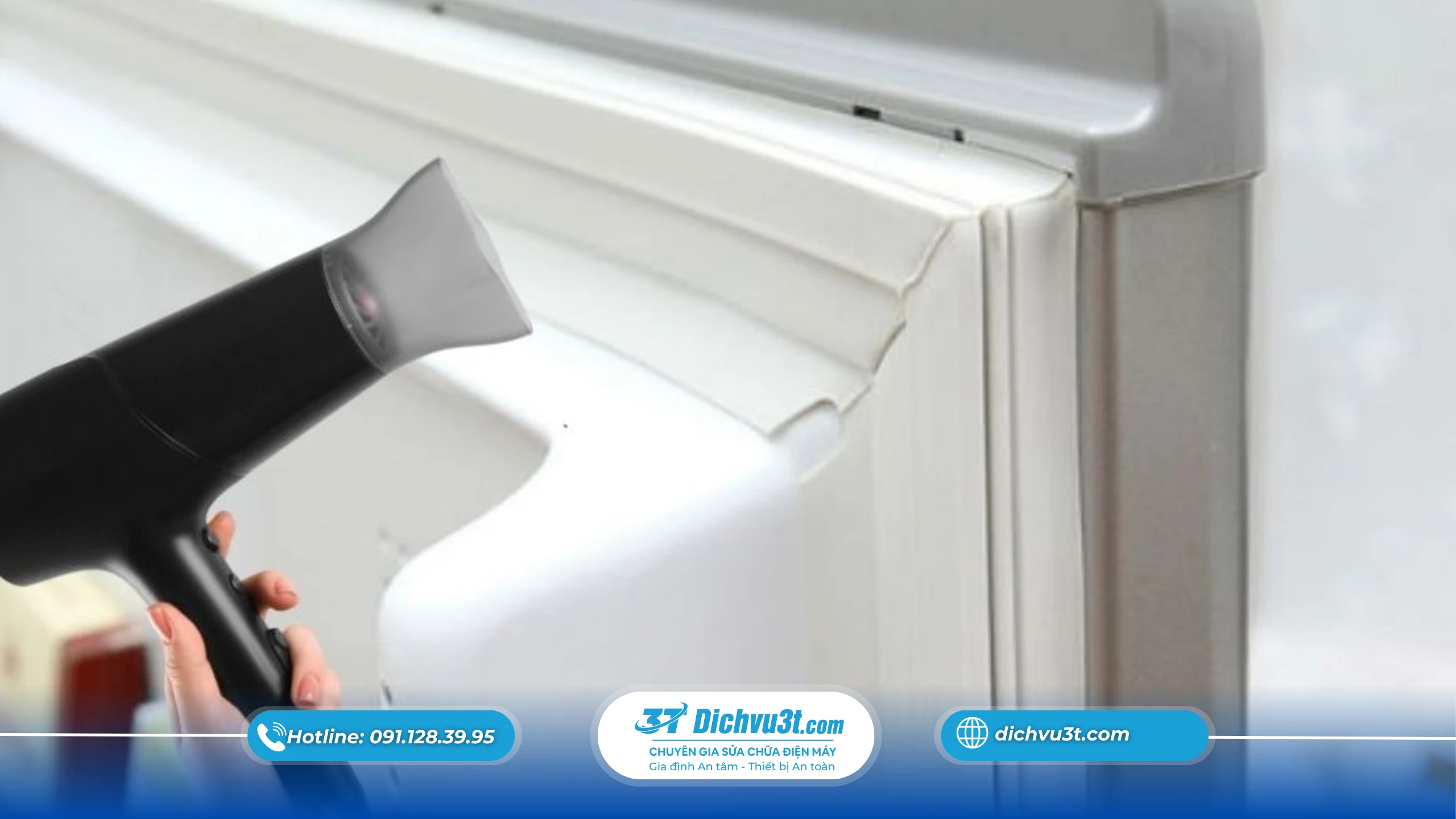 Cách tự sửa gioăng tủ lạnh bị rách, bị hở tại nhà