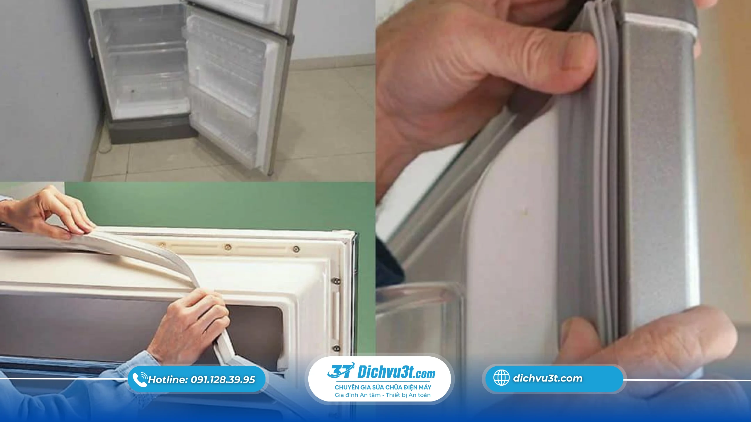 Cách tự sửa gioăng tủ lạnh bị rách, bị hở tại nhà