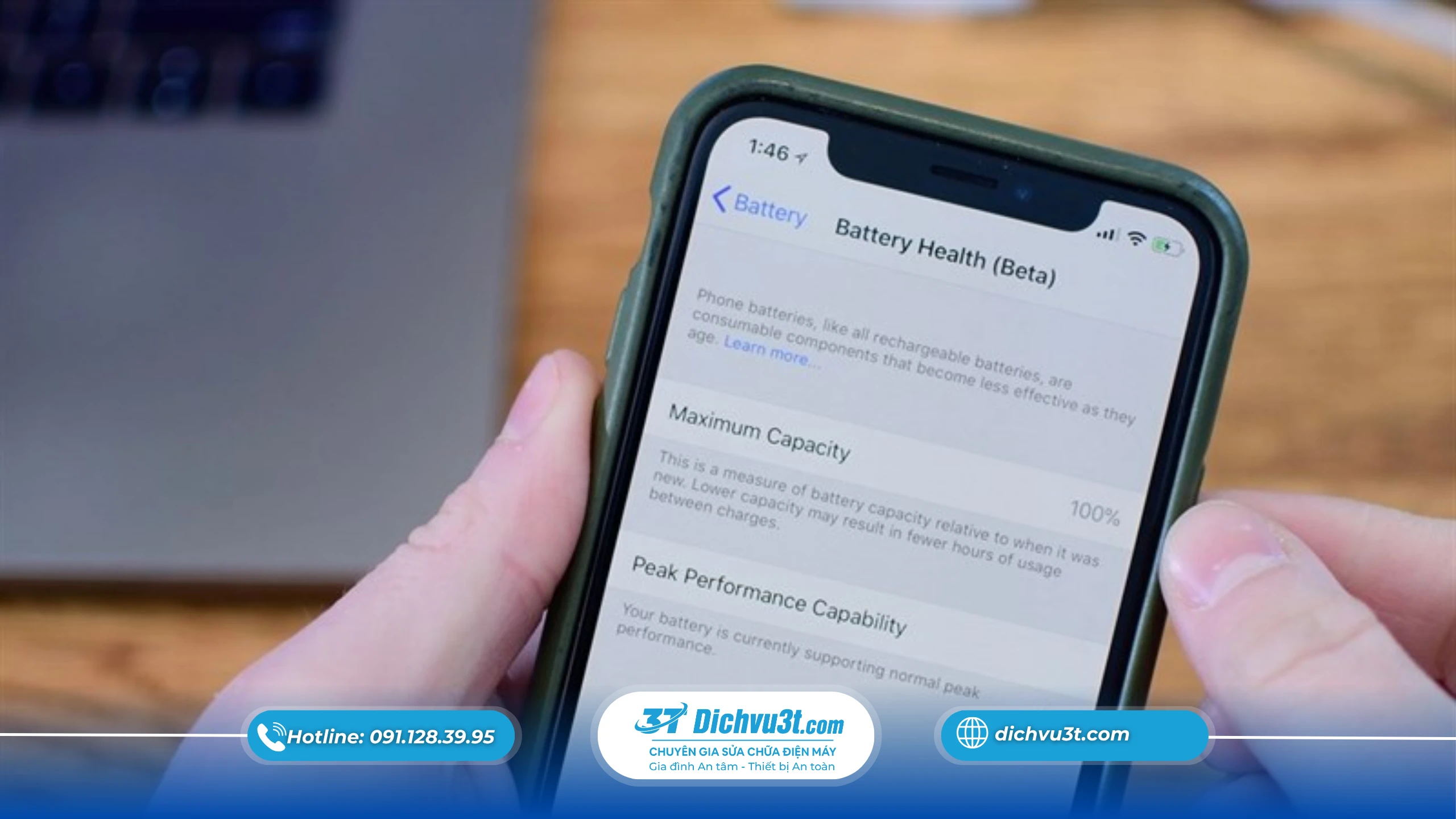 Tại sao thay pin iPhone rồi vẫn báo bảo trì