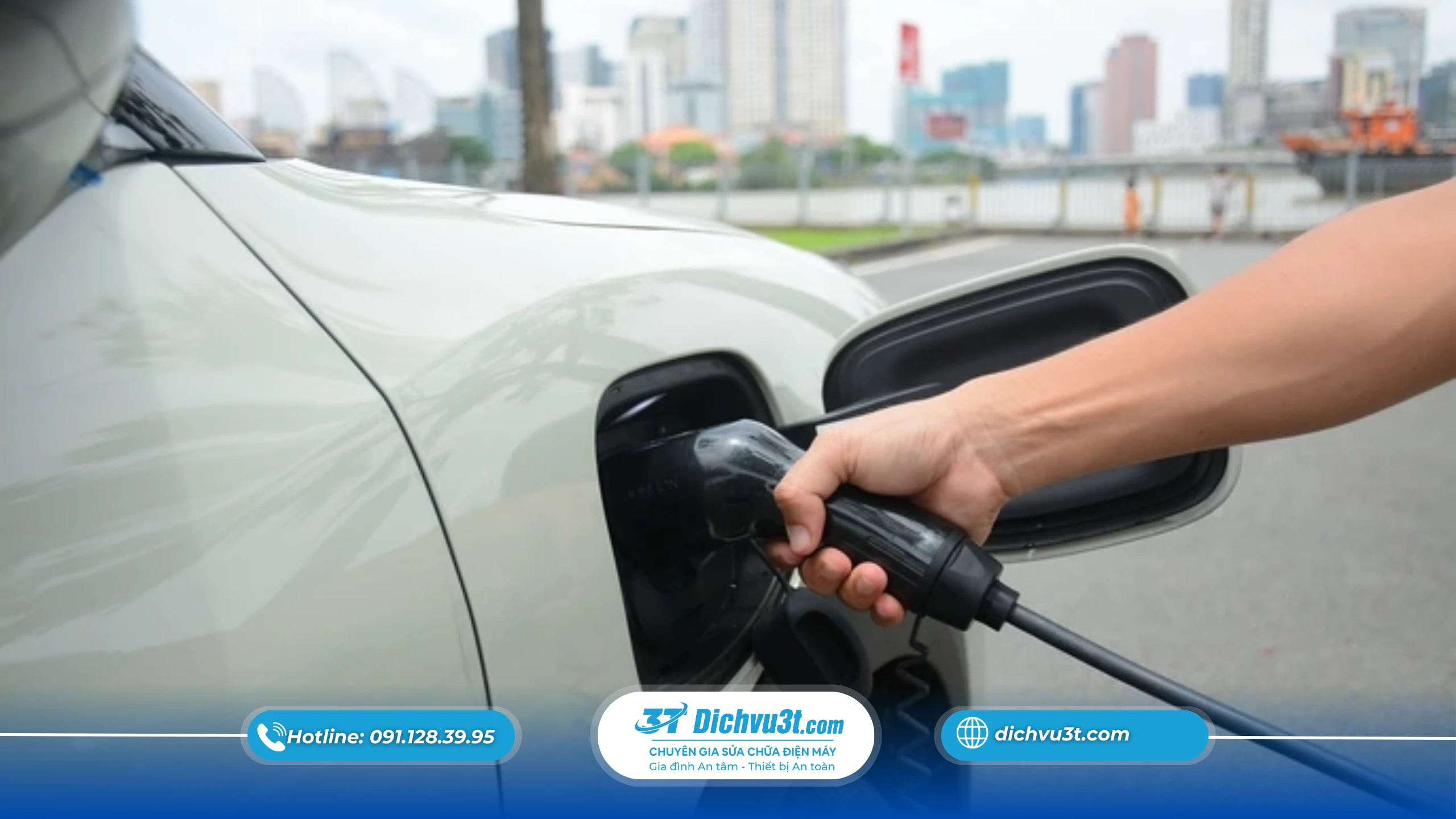 Quy trình lắp trạm sạc xe ô tô điện tại Dichvu3t.com
