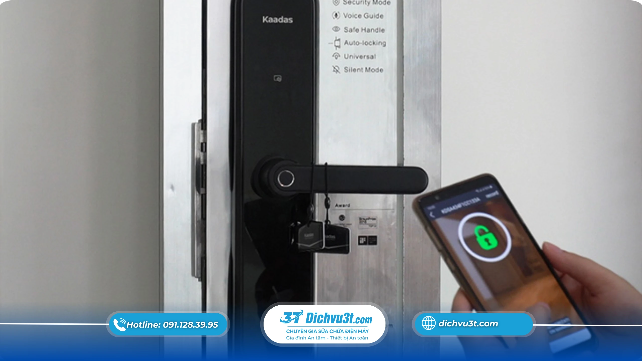 khóa thông minh dễ sử dụng