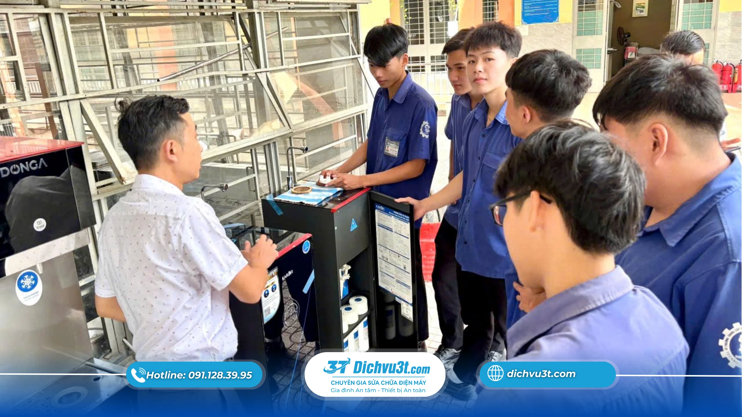 Dichvu3T.com đồng hành cùng Trường Trung Cấp Kỹ Thuật Công Nghệ Phước Lộc trong buổi hướng nghiệp thực tiễn