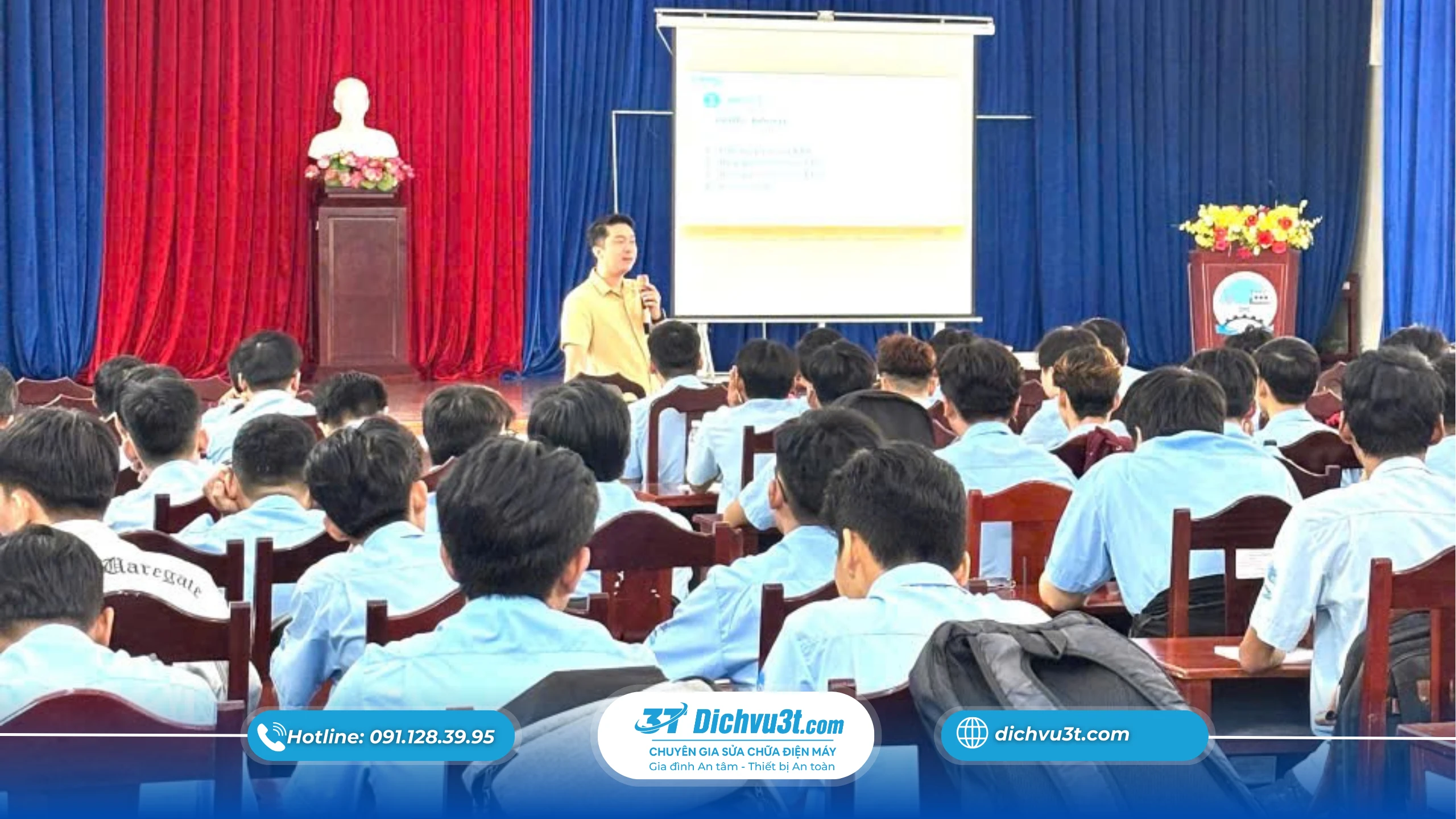 Dichvu3T.com phối hợp cùng Trường Cao Đẳng Nghề Bạc Liêu triển khai buổi hướng nghiệp thực tiễn