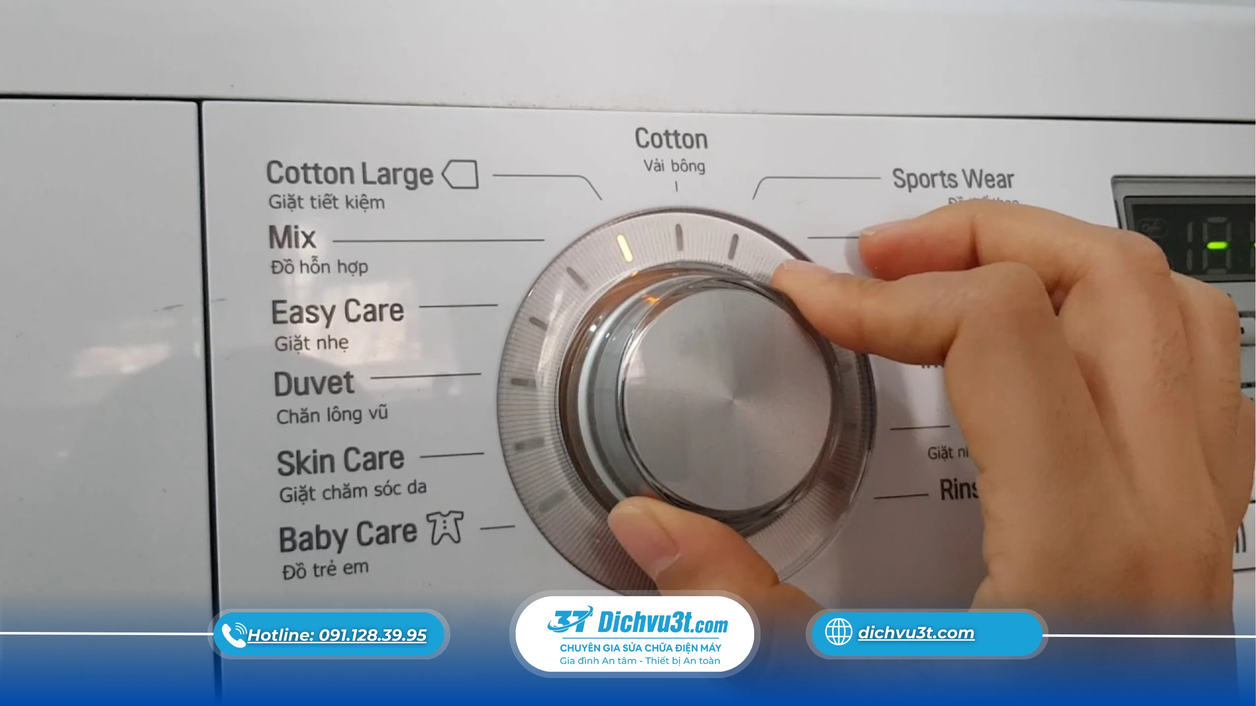 chức năng máy giặt