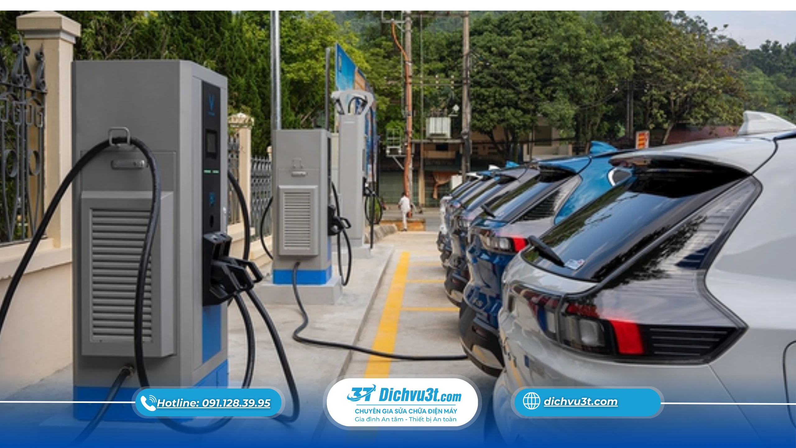 Lắp đặt trạm sạc xe điện