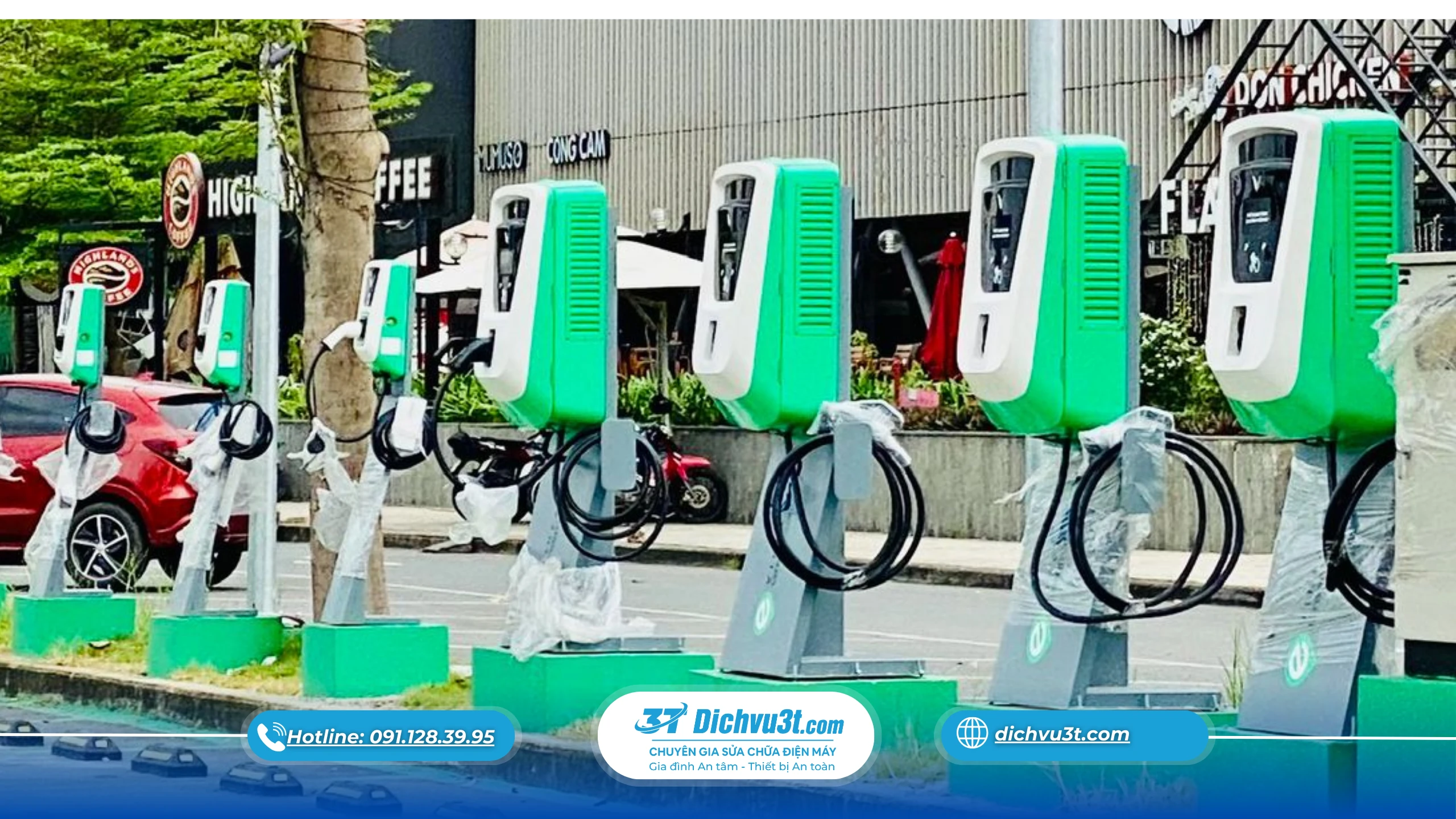 Lắp đặt trạm sạc xe điện