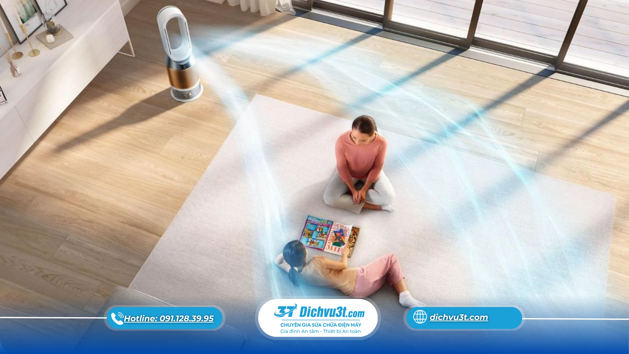 máy lọc không khí thay thế điều hòa