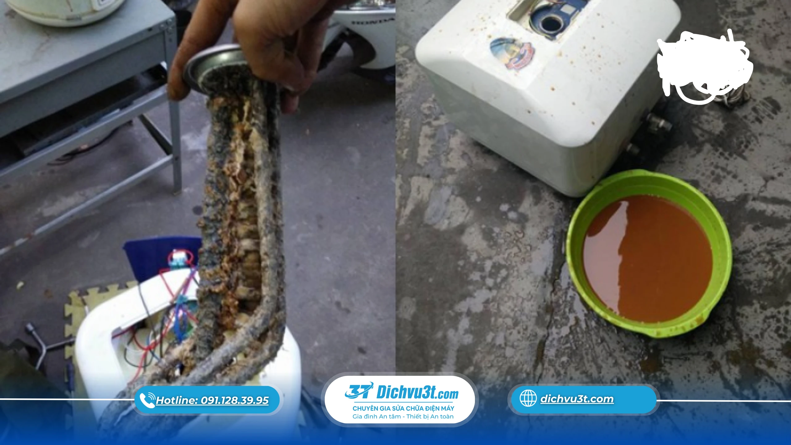 Cách xả cặn bình nóng lạnh