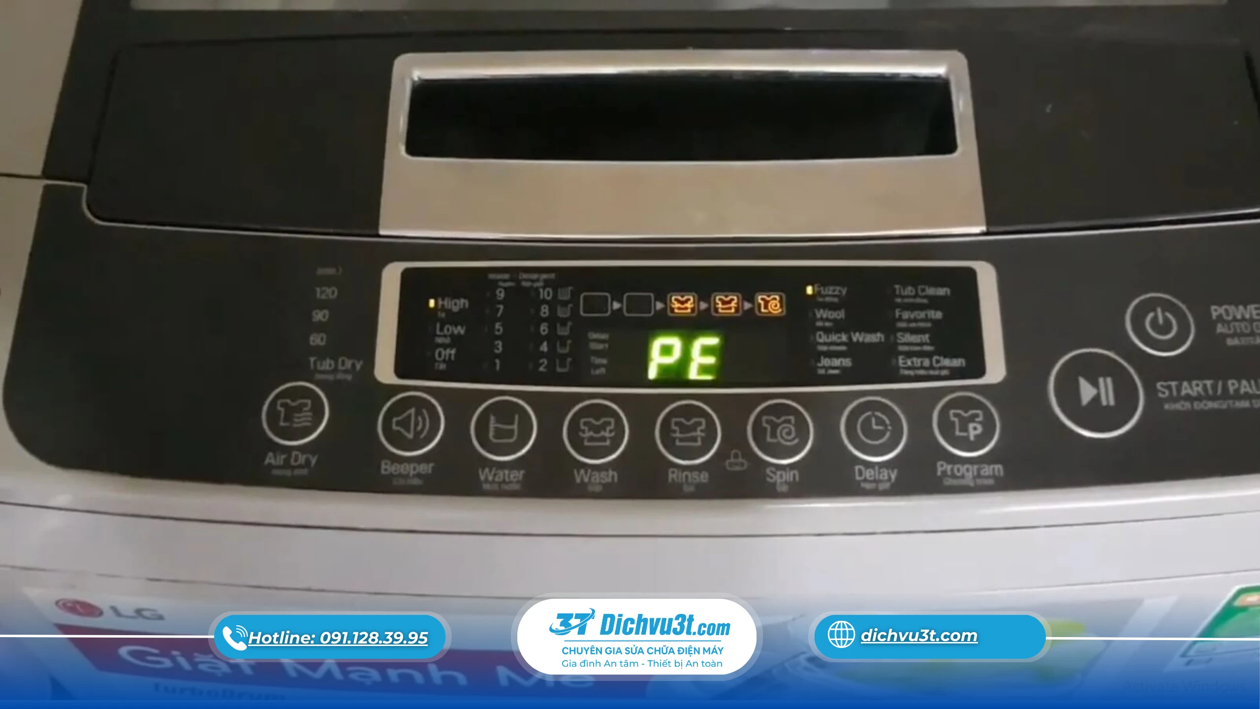 Máy giặt báo lỗi