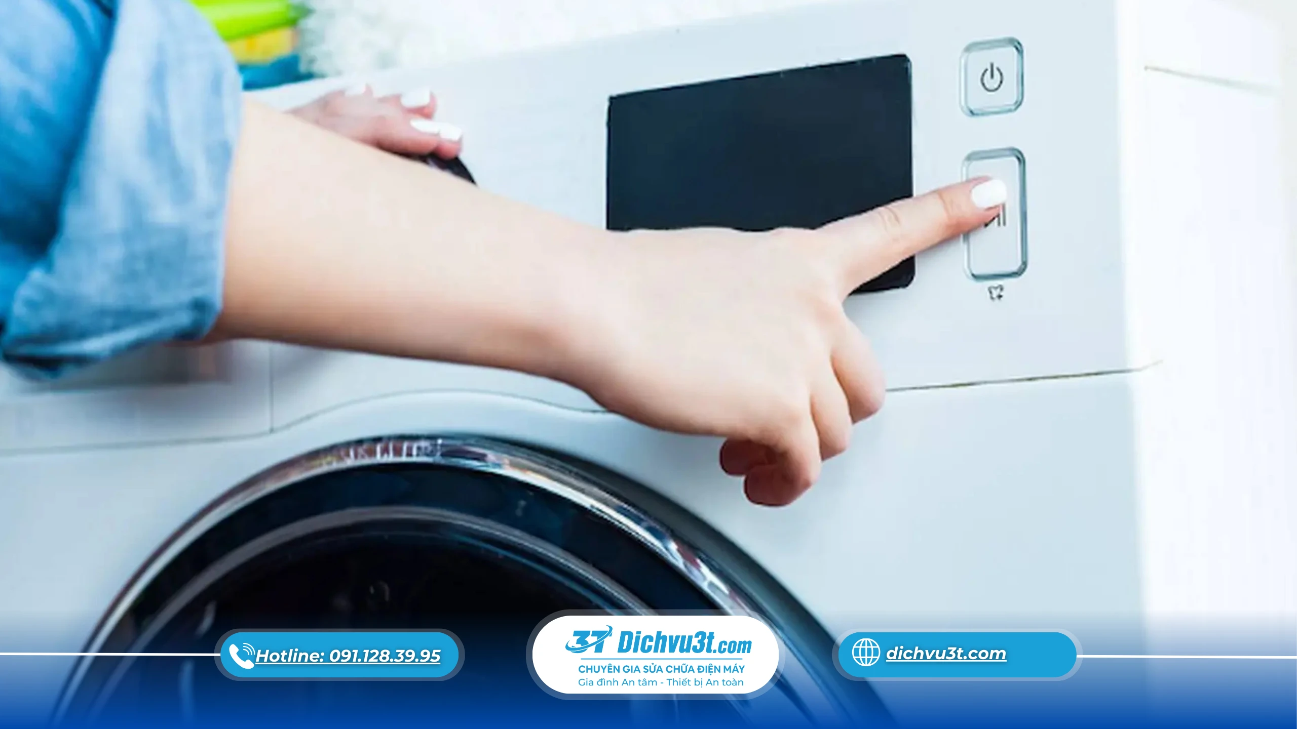 Máy giặt không lên nguồn