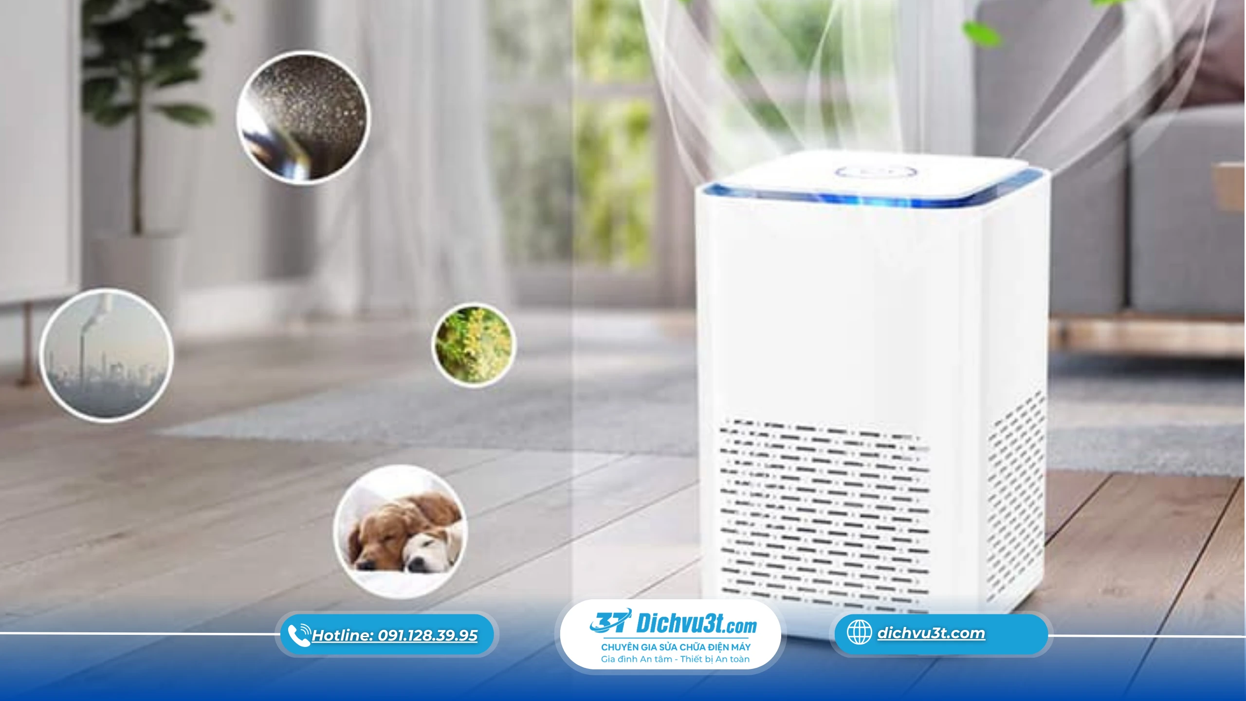 cảm biến bụi PM2.5 trên máy lọc không khí