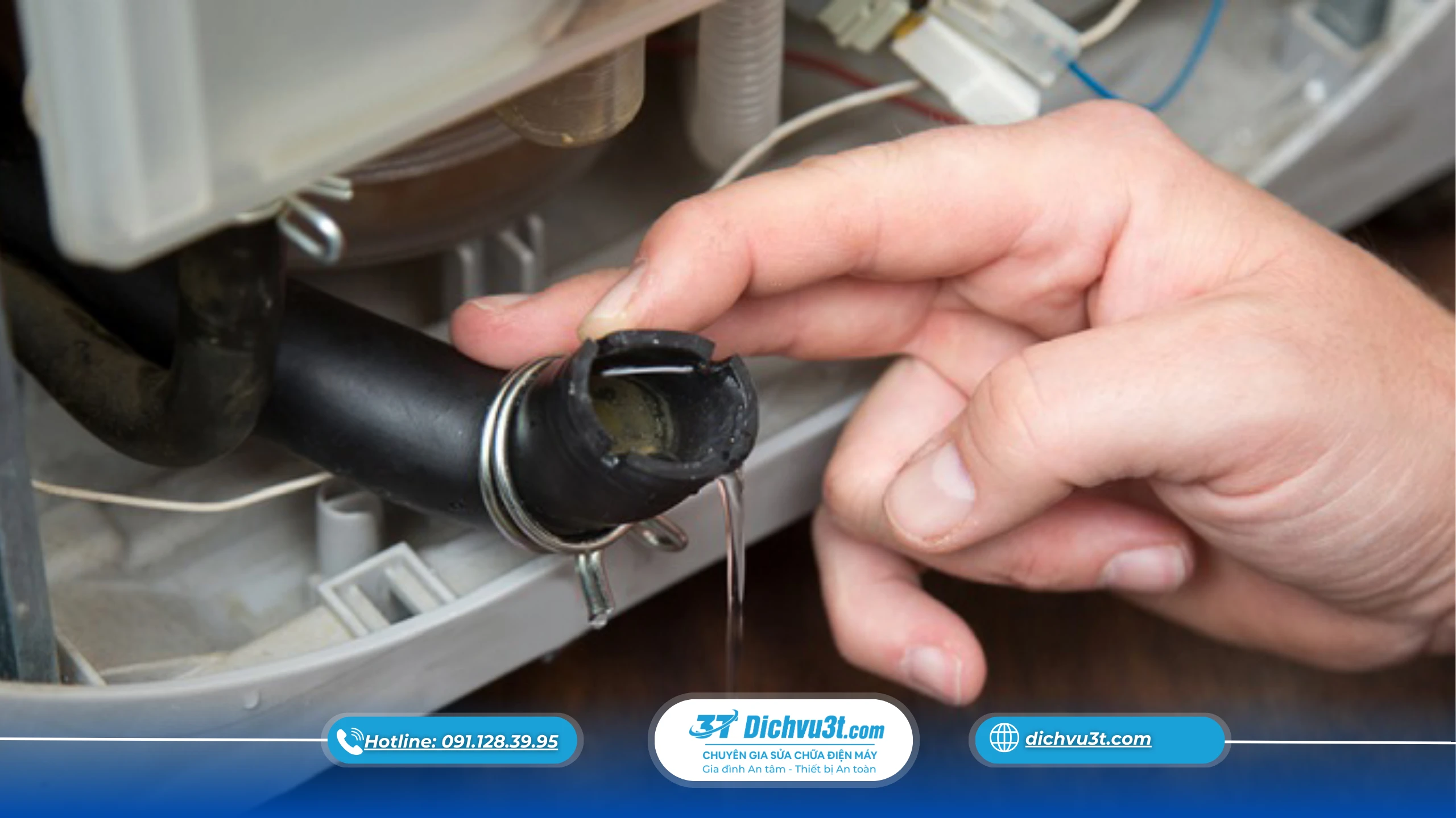 Máy giặt bị chảy nước ra sàn: Nguyên nhân và cách sửa