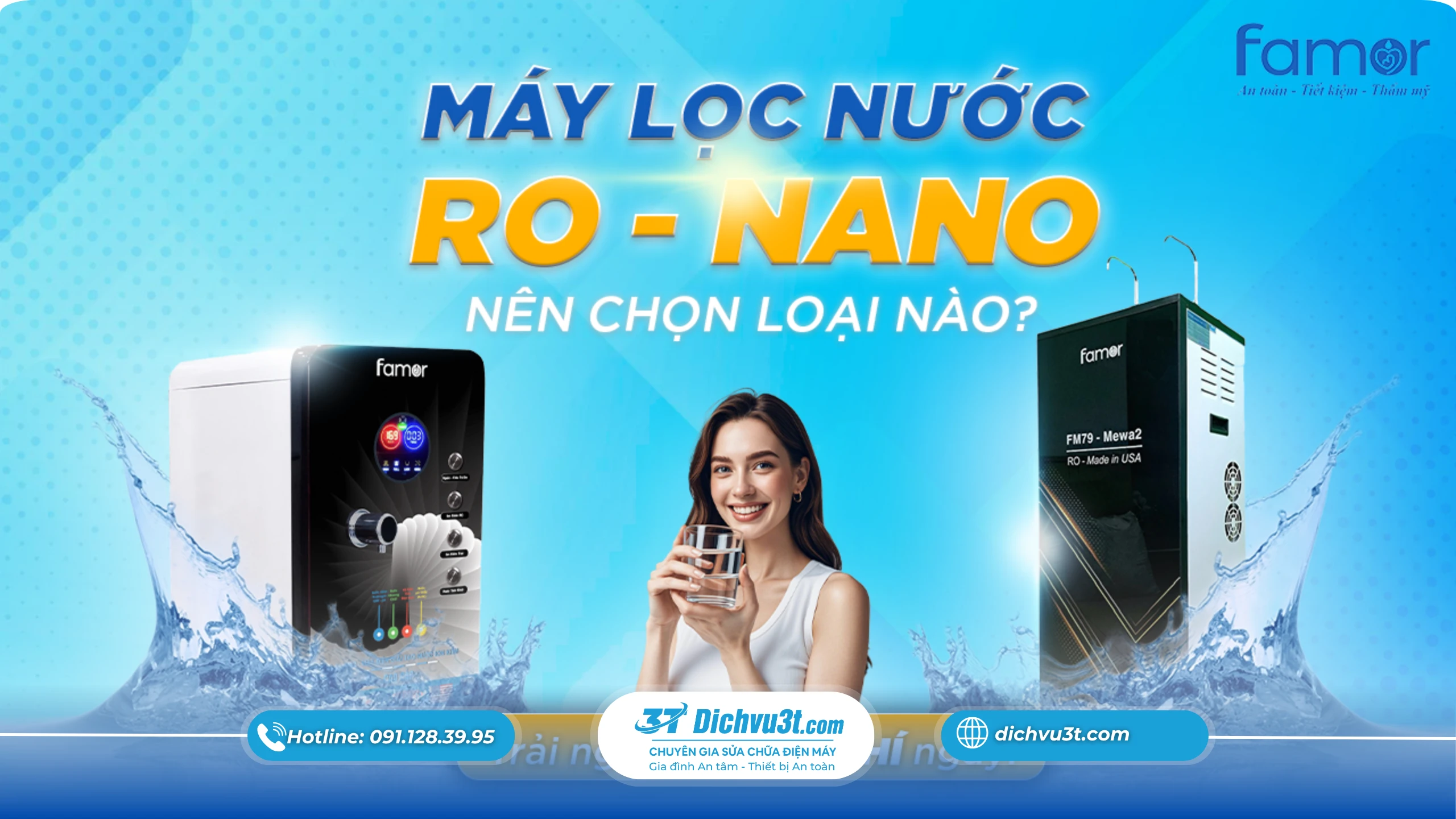 Máy lọc nước RO hay Nano: Loại nào phù hợp với gia đình bạn